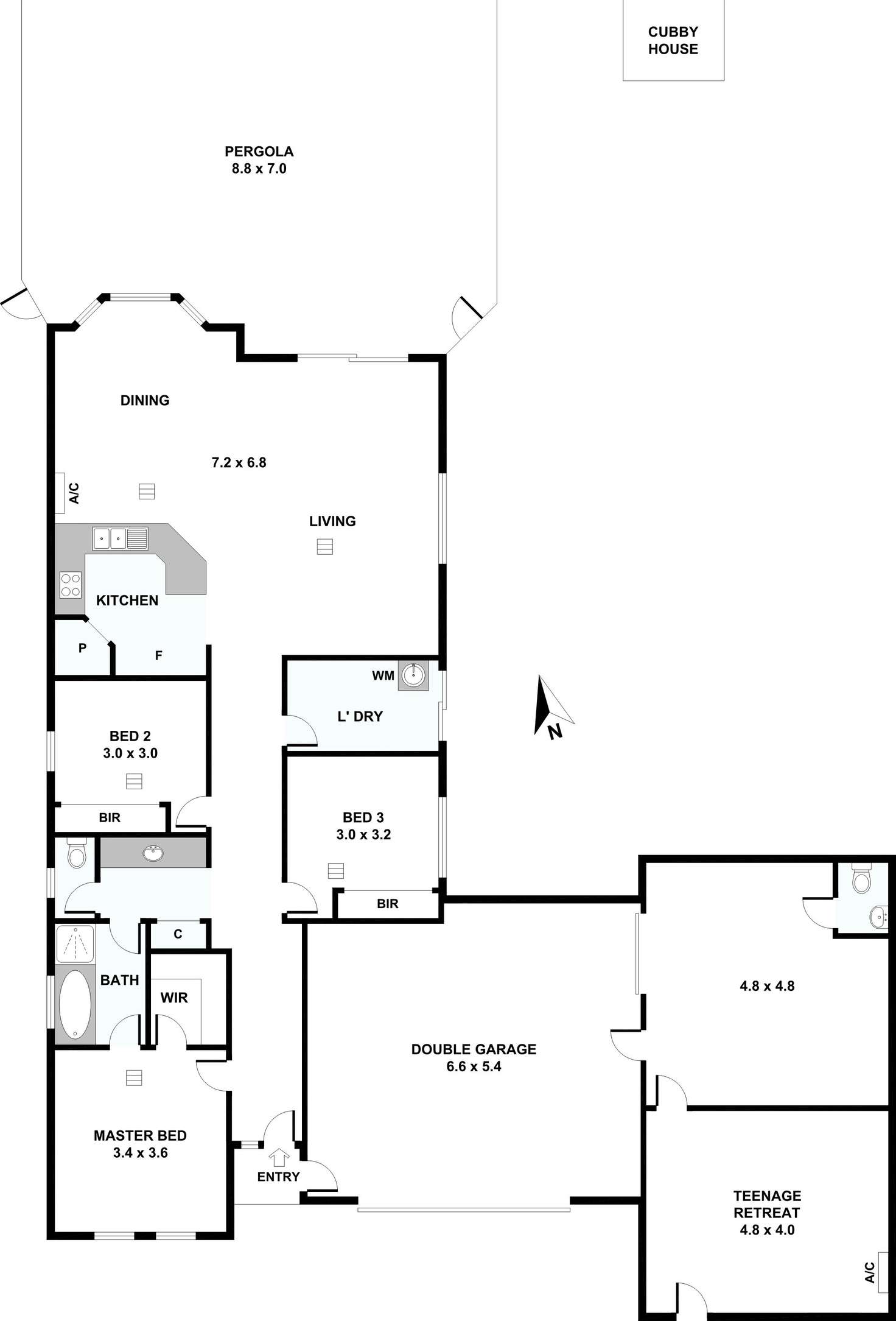 Floorplan of Homely house listing, 38 Westside Avenue, Moonta Bay SA 5558