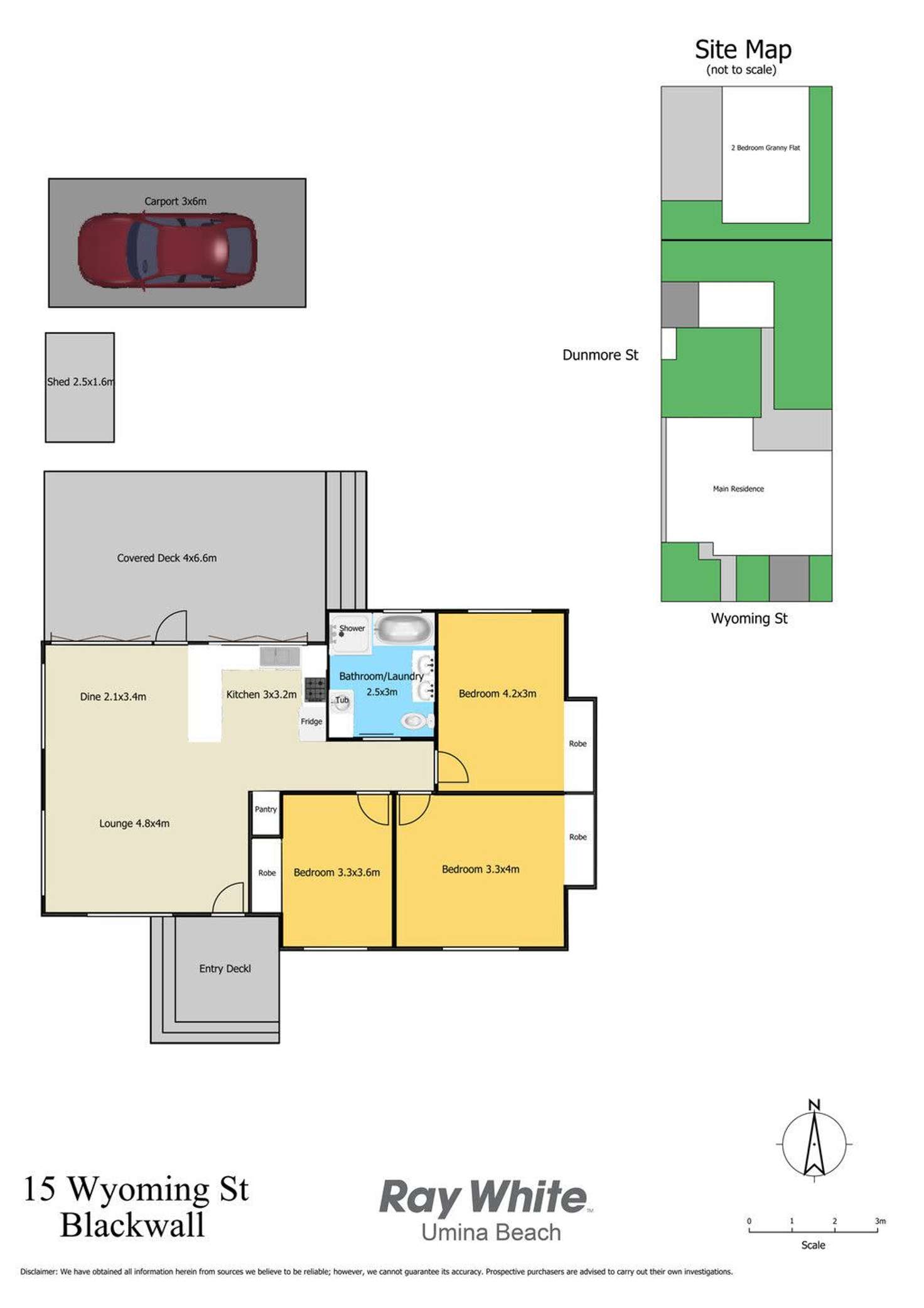 Floorplan of Homely house listing, 15 Wyoming Street, Blackwall NSW 2256