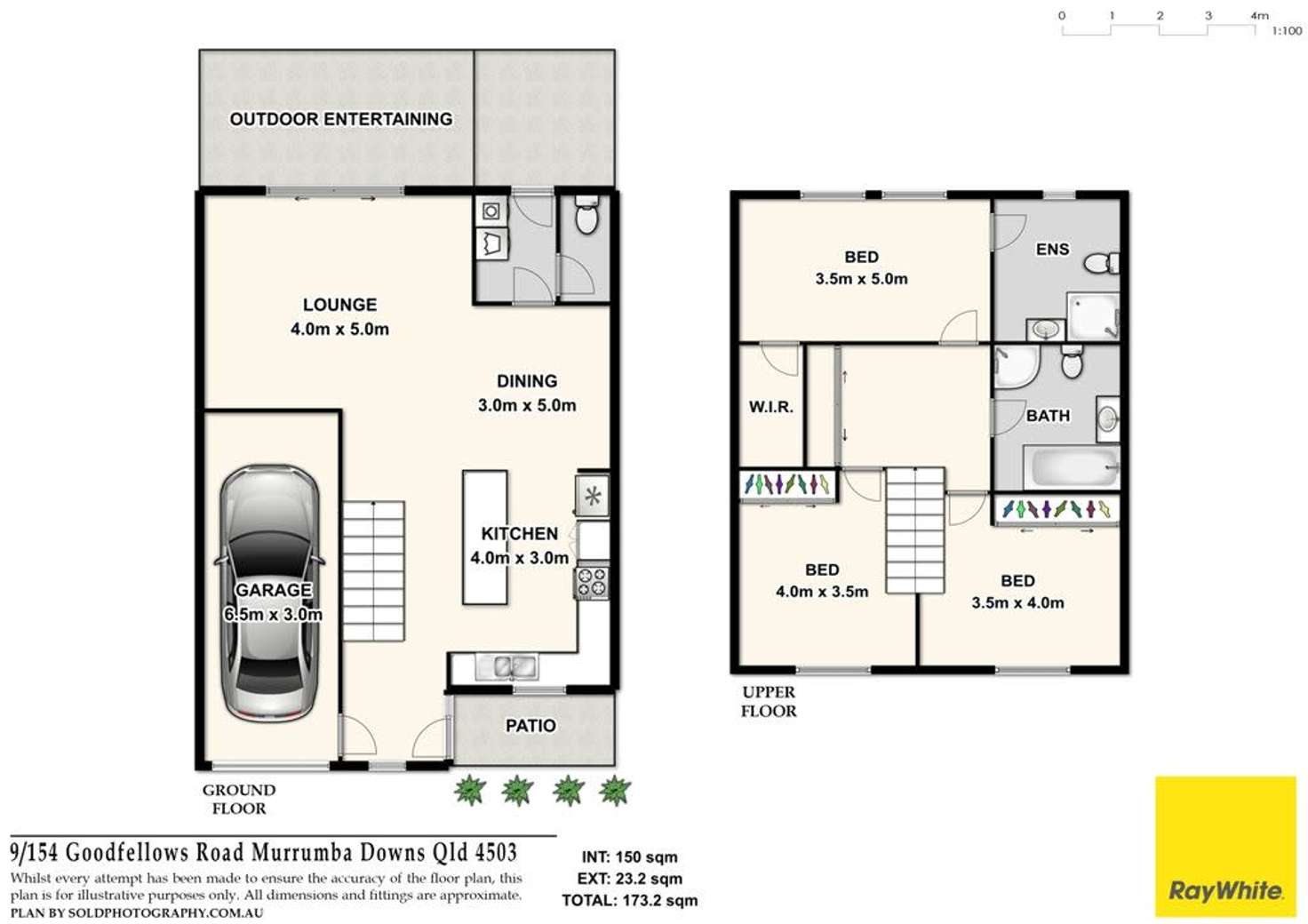 Floorplan of Homely townhouse listing, 9/154 Goodfellows Road, Murrumba Downs QLD 4503