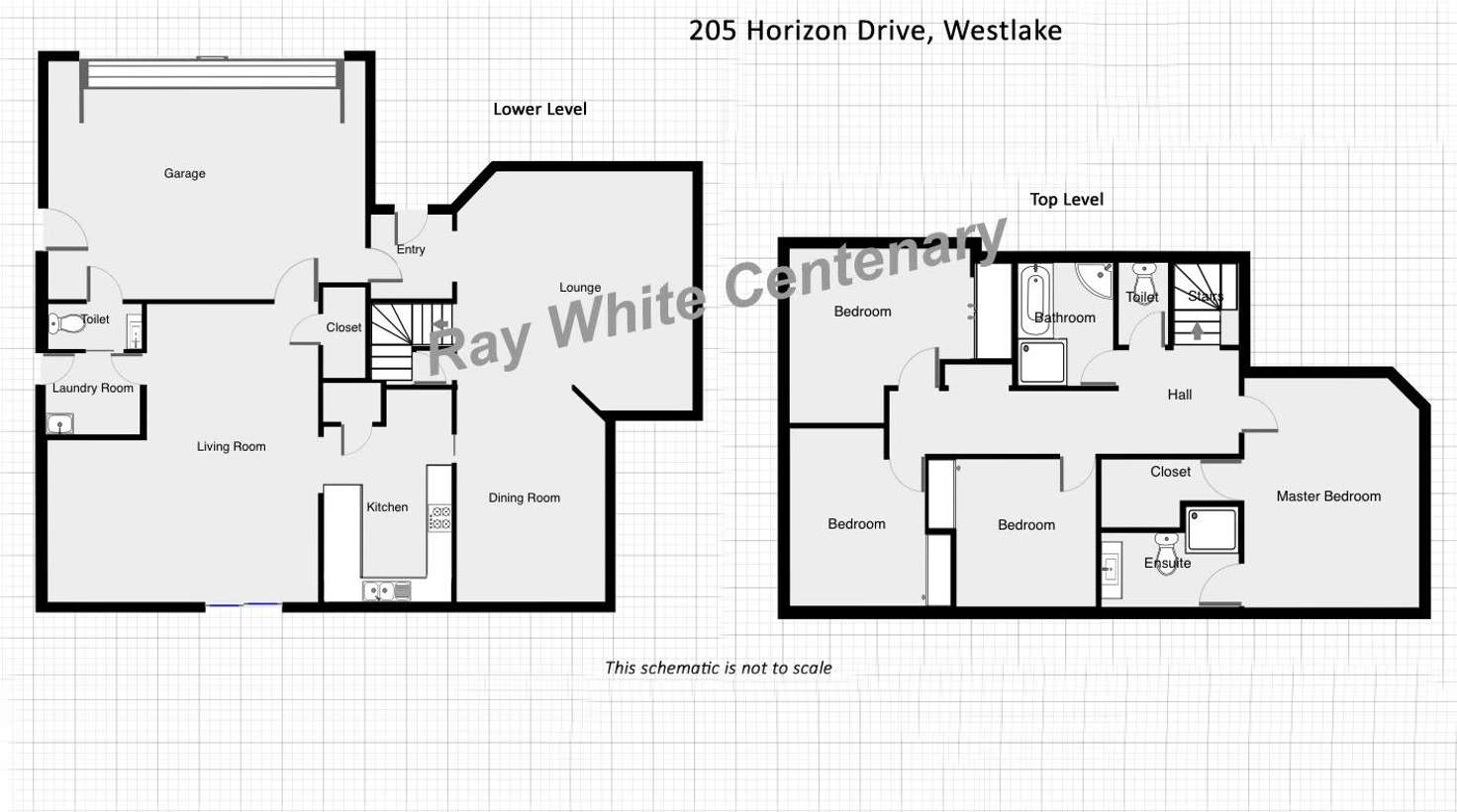 Floorplan of Homely house listing, 205 Horizon Drive, Westlake QLD 4074