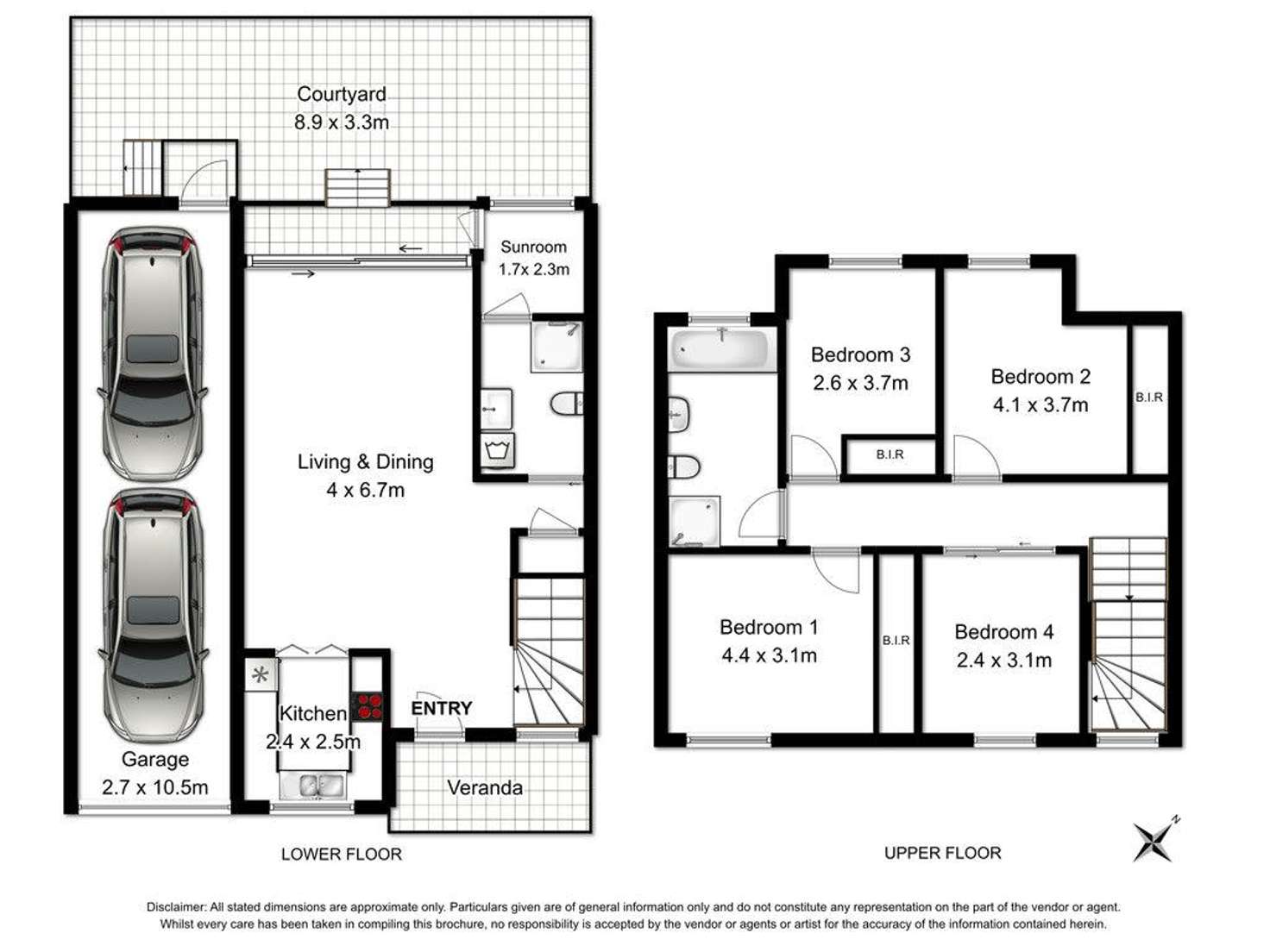 Floorplan of Homely townhouse listing, 3/47 West Street, Hurstville NSW 2220