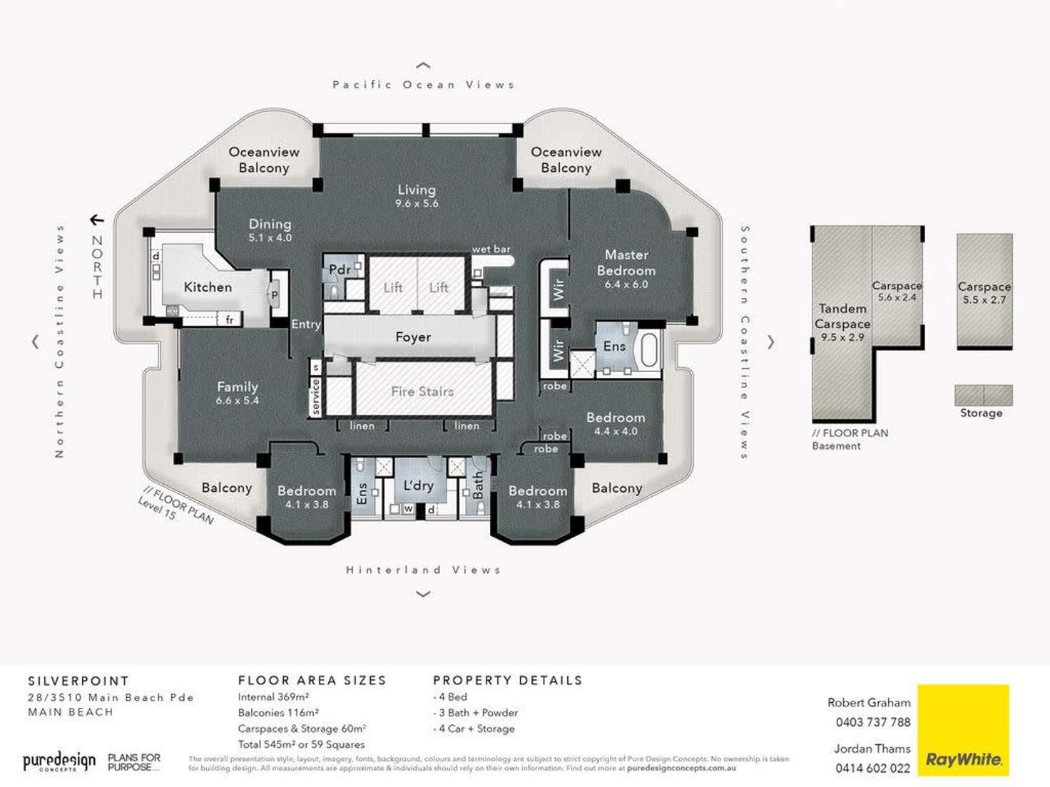 Floorplan of Homely apartment listing, 3510 Main Beach Parade, Main Beach QLD 4217