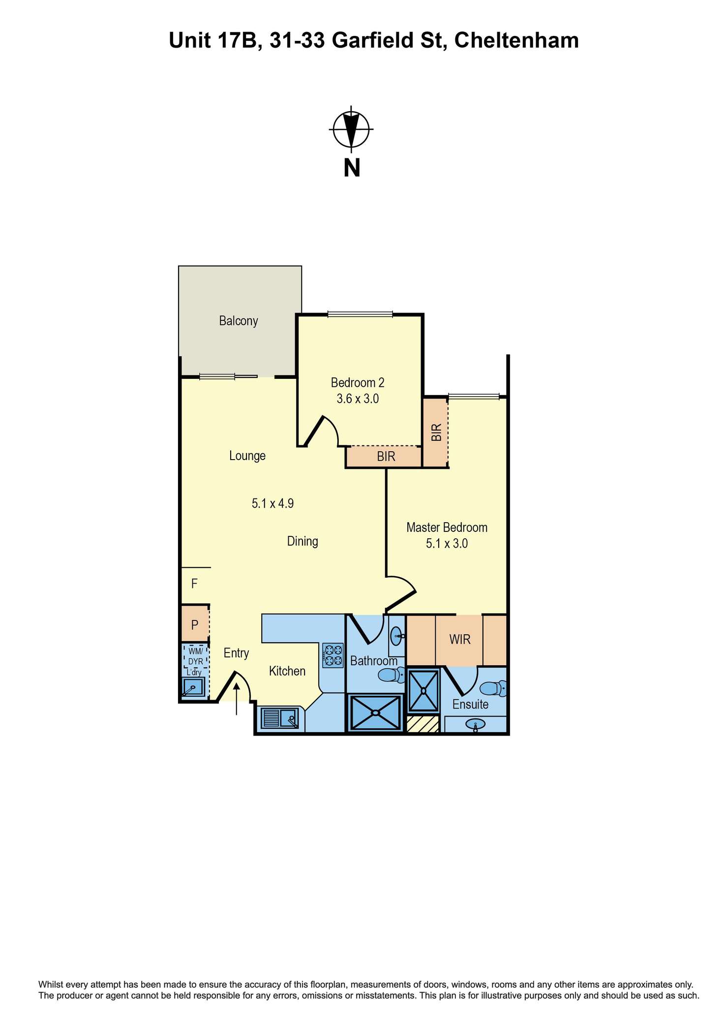 Floorplan of Homely apartment listing, 17/31 Garfield Street, Cheltenham VIC 3192