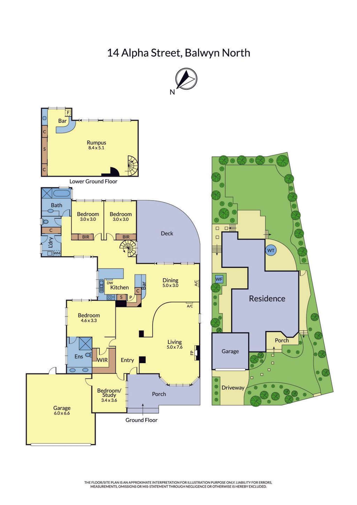 Floorplan of Homely house listing, 14 Alpha Street, Balwyn North VIC 3104