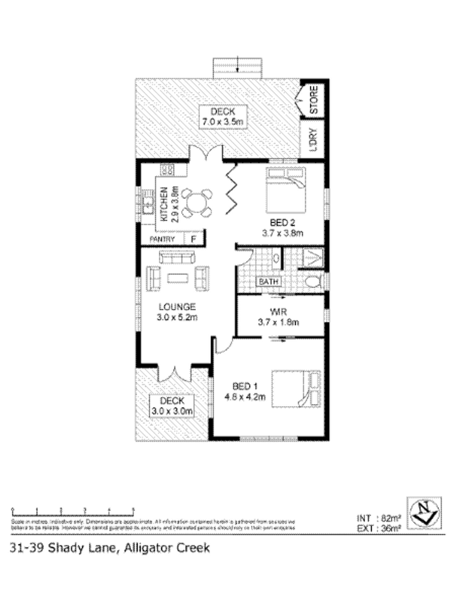 Floorplan of Homely house listing, 31-39 Shady Lane, Alligator Creek QLD 4816