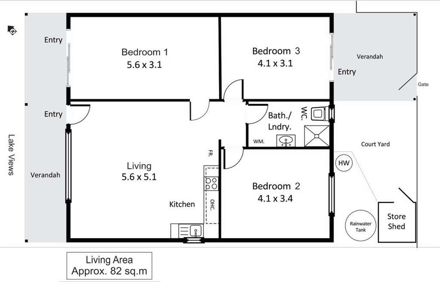 Floorplan of Homely house listing, 18 Queen Elizabeth Drive, Barmera SA 5345