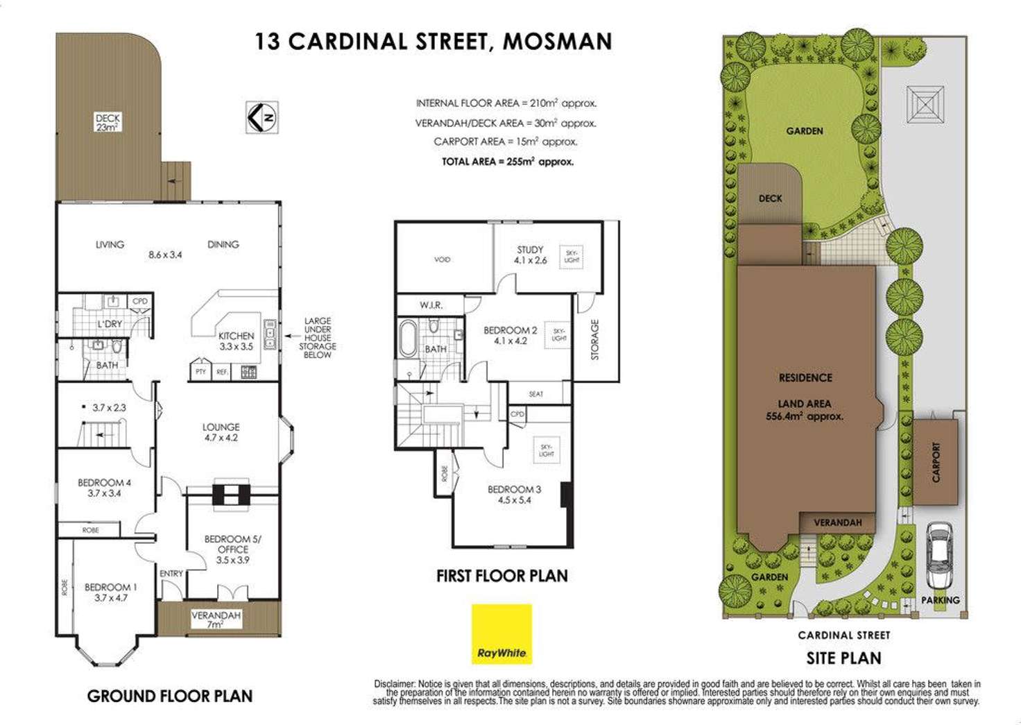 Floorplan of Homely house listing, 13 Cardinal Street, Mosman NSW 2088