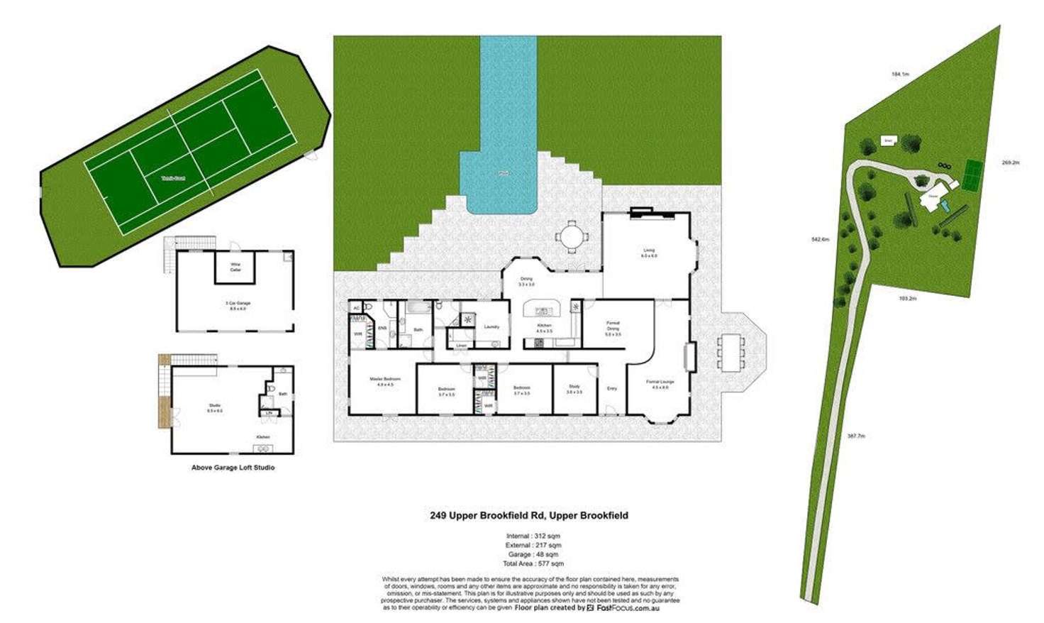 Floorplan of Homely house listing, 249 Upper Brookfield Road, Upper Brookfield QLD 4069