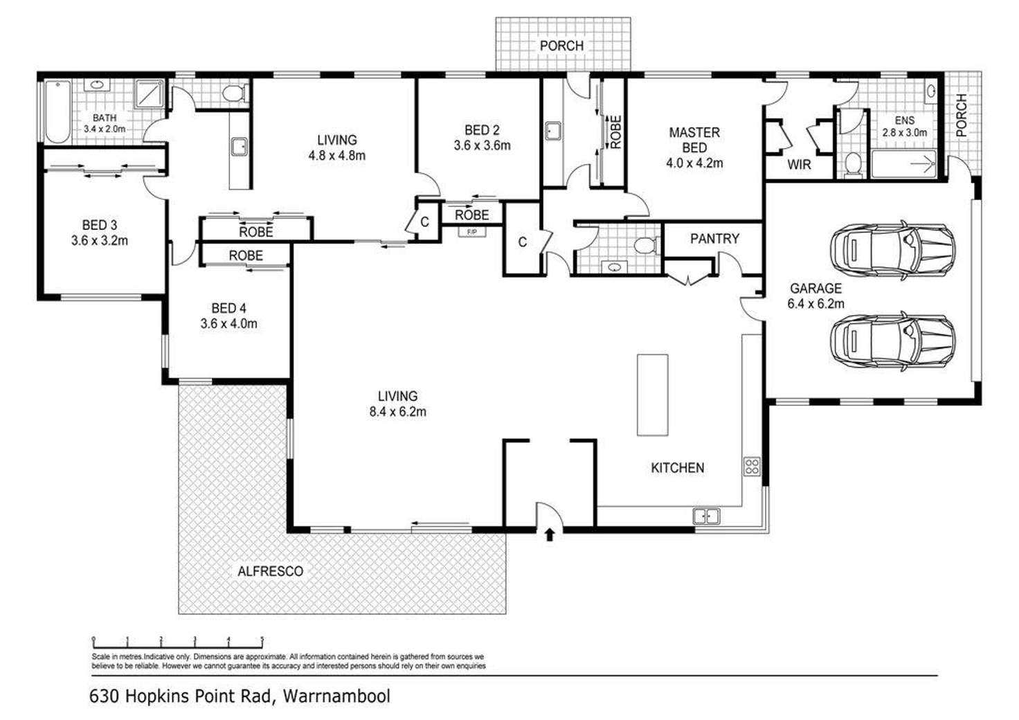 Floorplan of Homely house listing, 630 Hopkins Point Road, Allansford VIC 3277