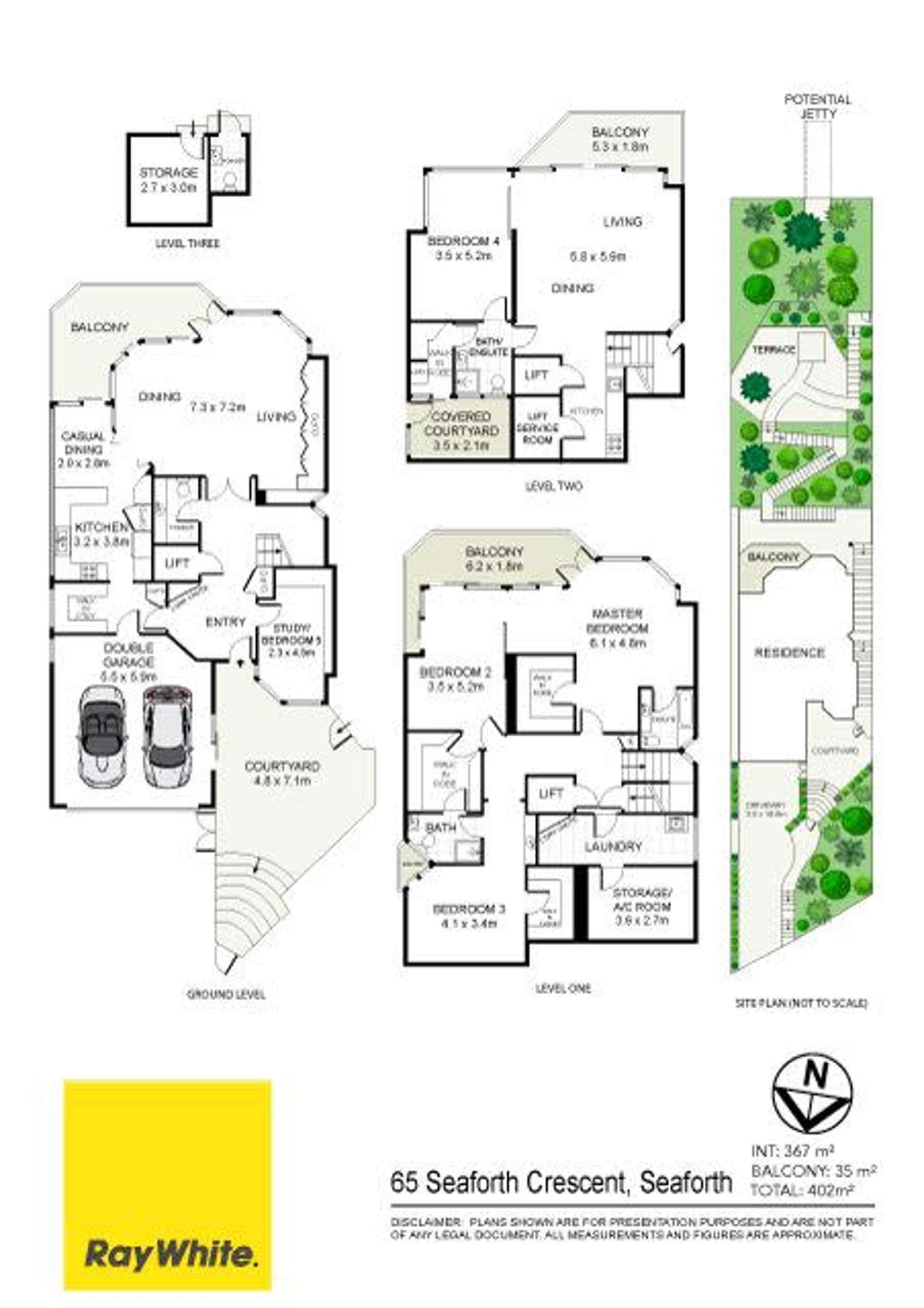 Floorplan of Homely house listing, 65 Seaforth Crescent, Seaforth NSW 2092