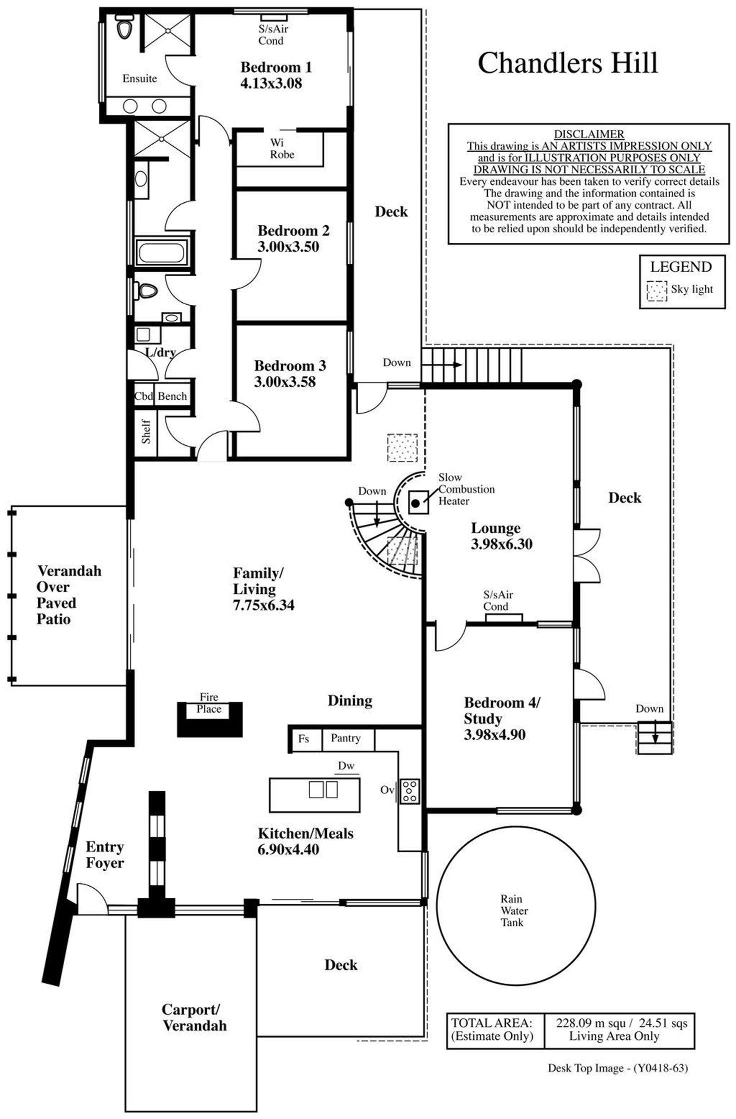 Floorplan of Homely house listing, 694 Main Road, Chandlers Hill SA 5159