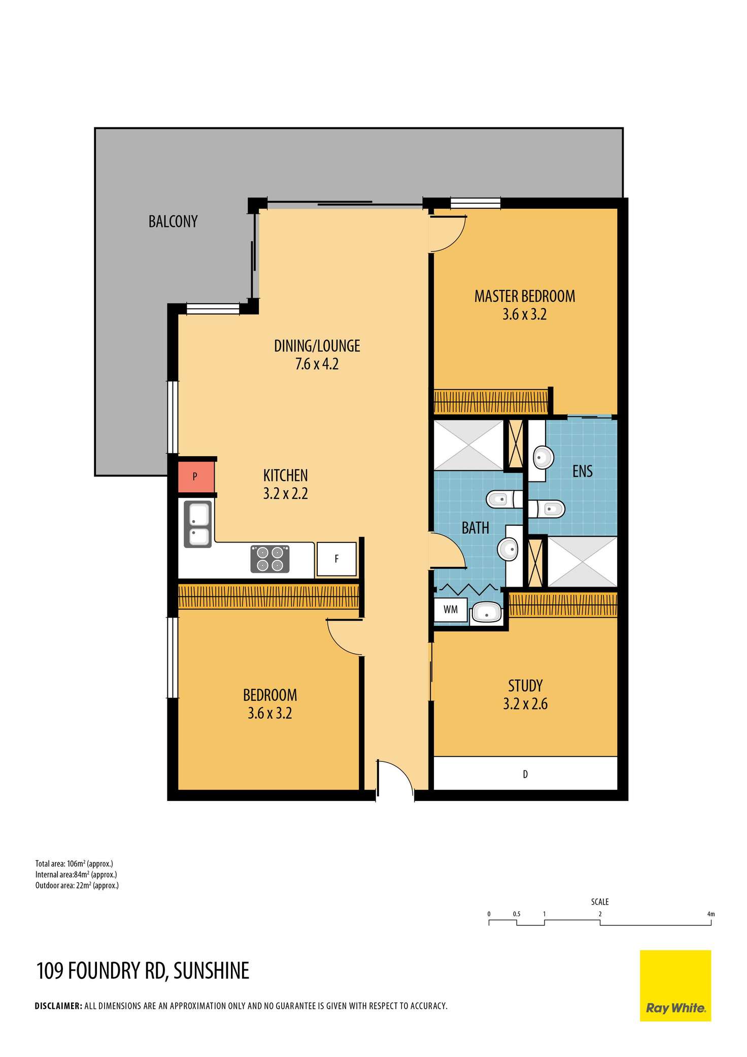 Floorplan of Homely apartment listing, 109/1 Foundry Road, Sunshine VIC 3020