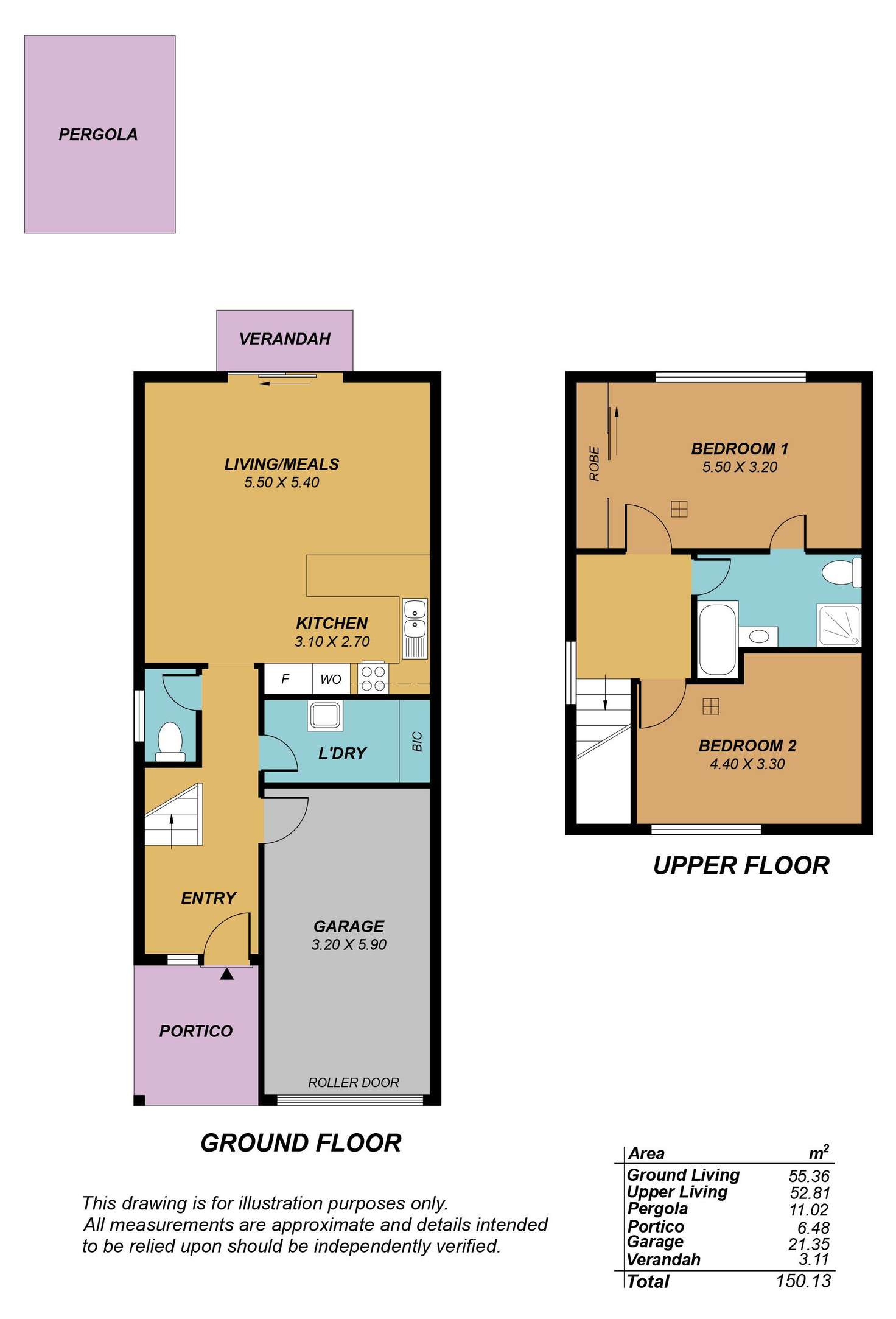 Floorplan of Homely house listing, 1 Brougham Place, Alberton SA 5014