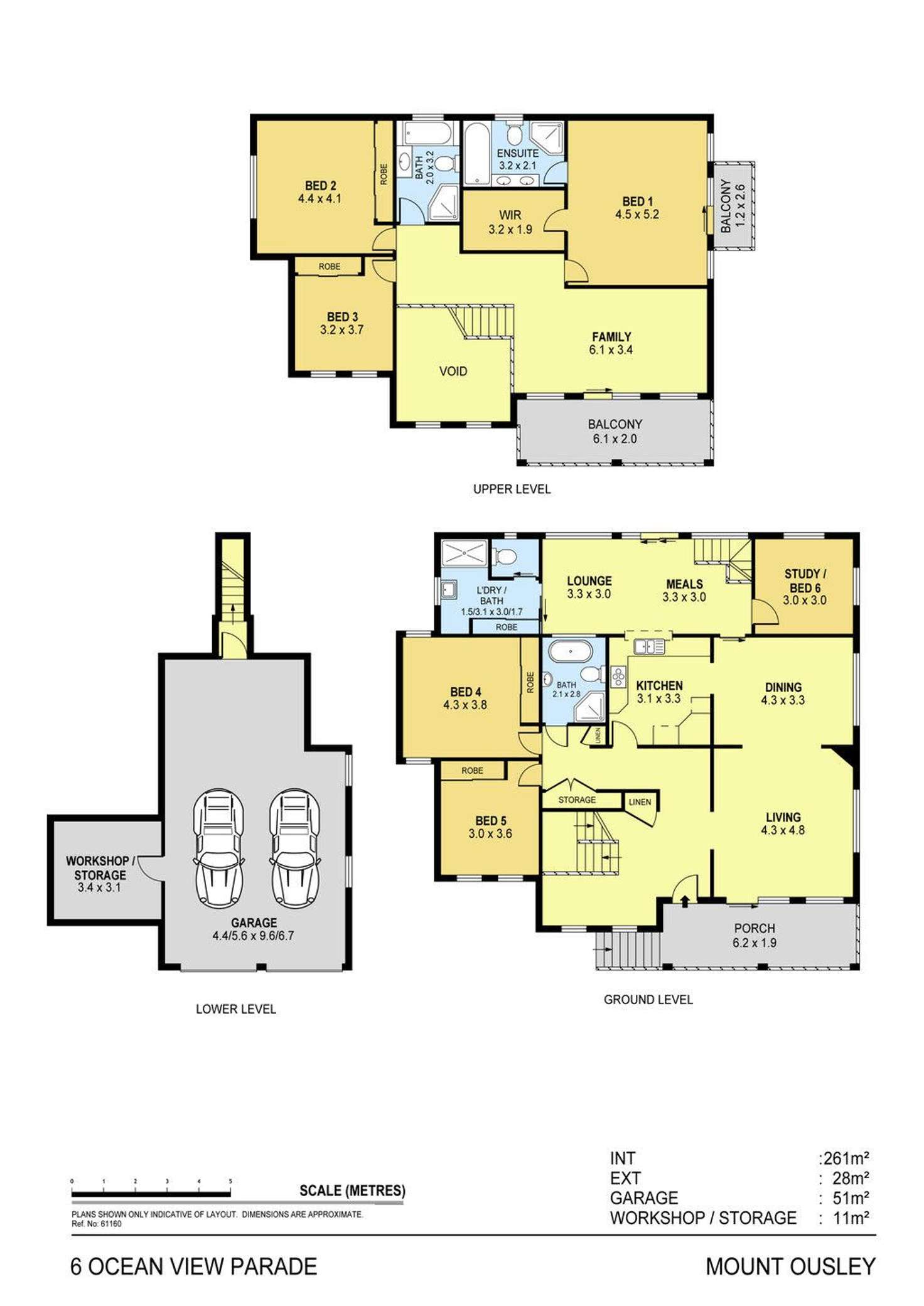 Floorplan of Homely house listing, 6 Ocean View Parade, Mount Ousley NSW 2519