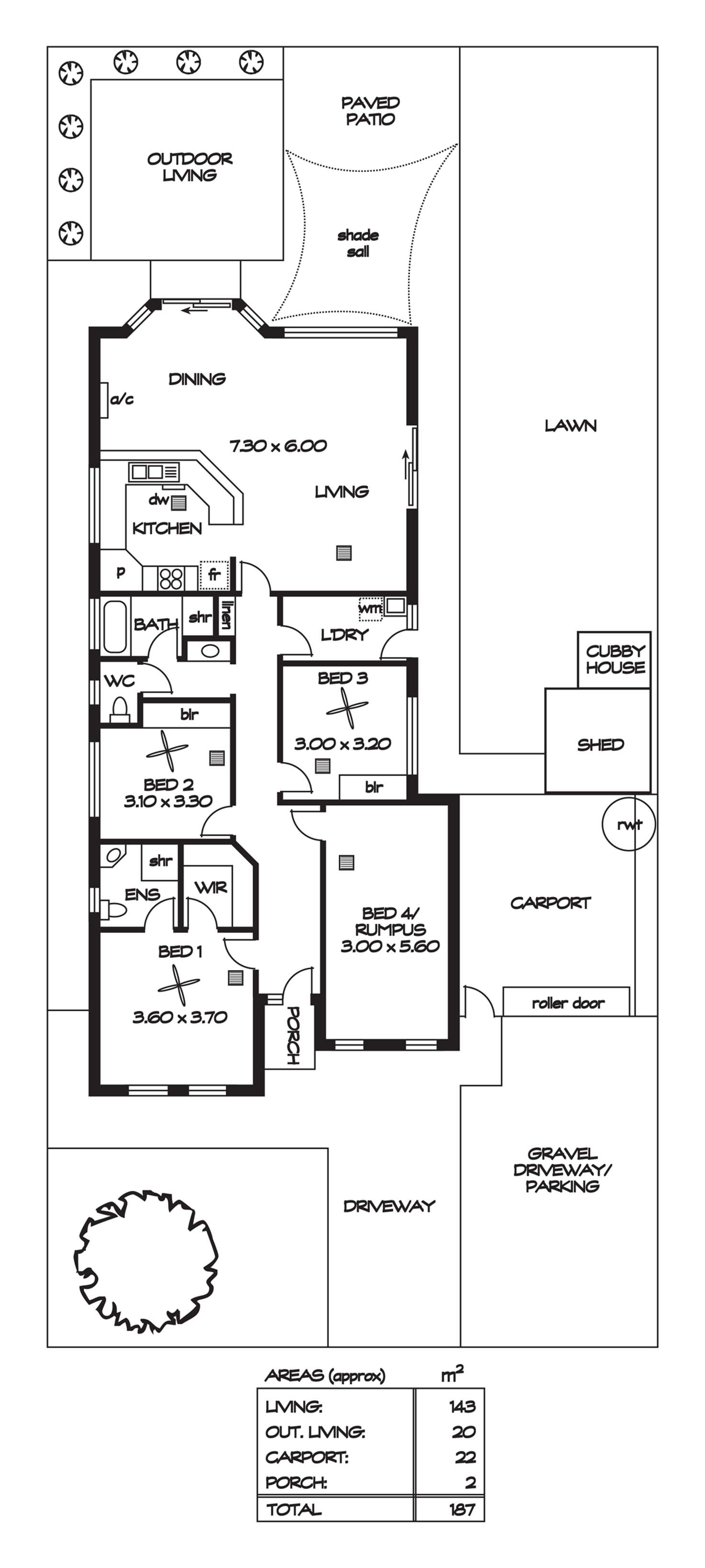 Floorplan of Homely house listing, 33 Enterprise Circuit, Andrews Farm SA 5114