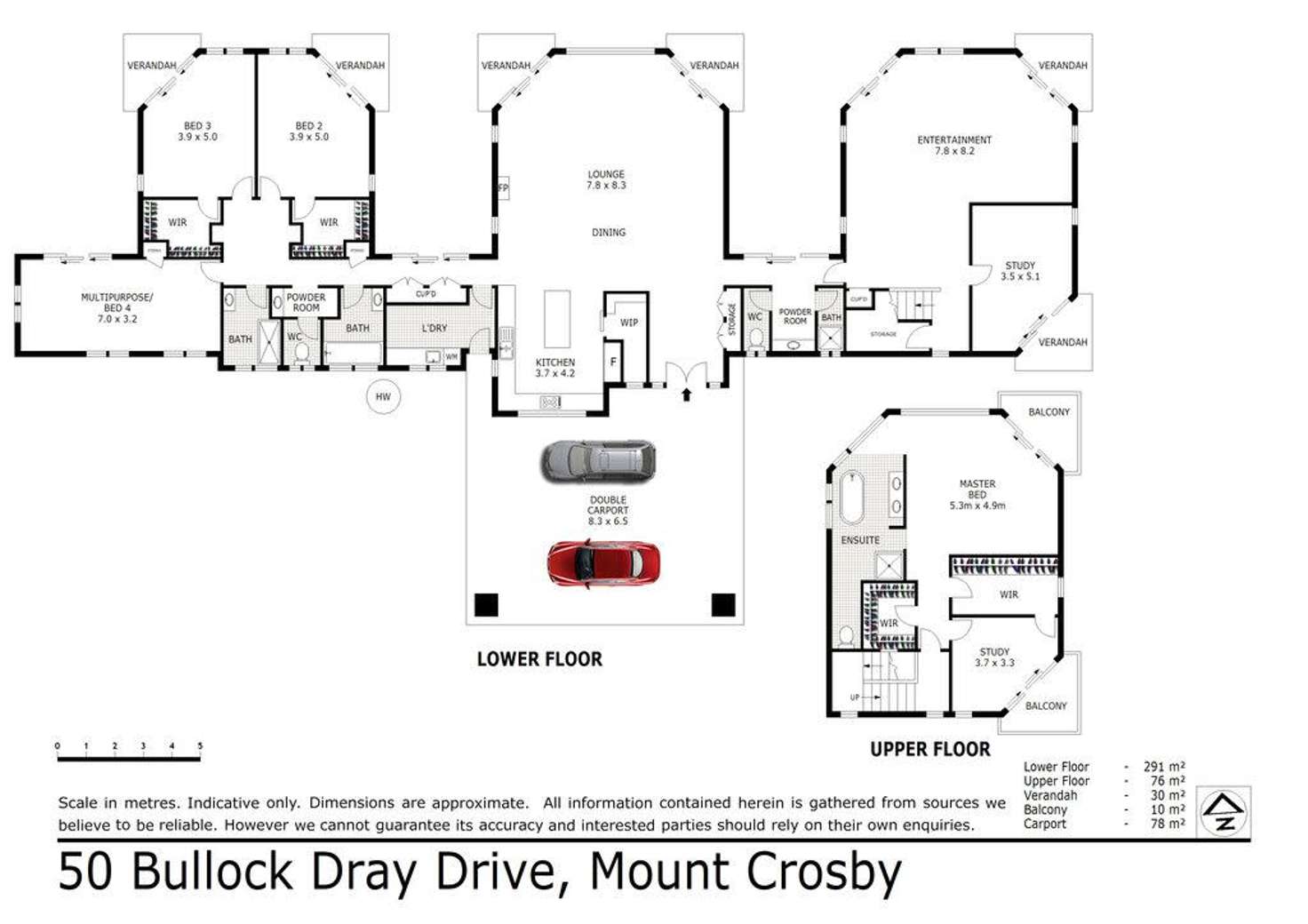 Floorplan of Homely house listing, 50 Bullock Dray Drive, Mount Crosby QLD 4306