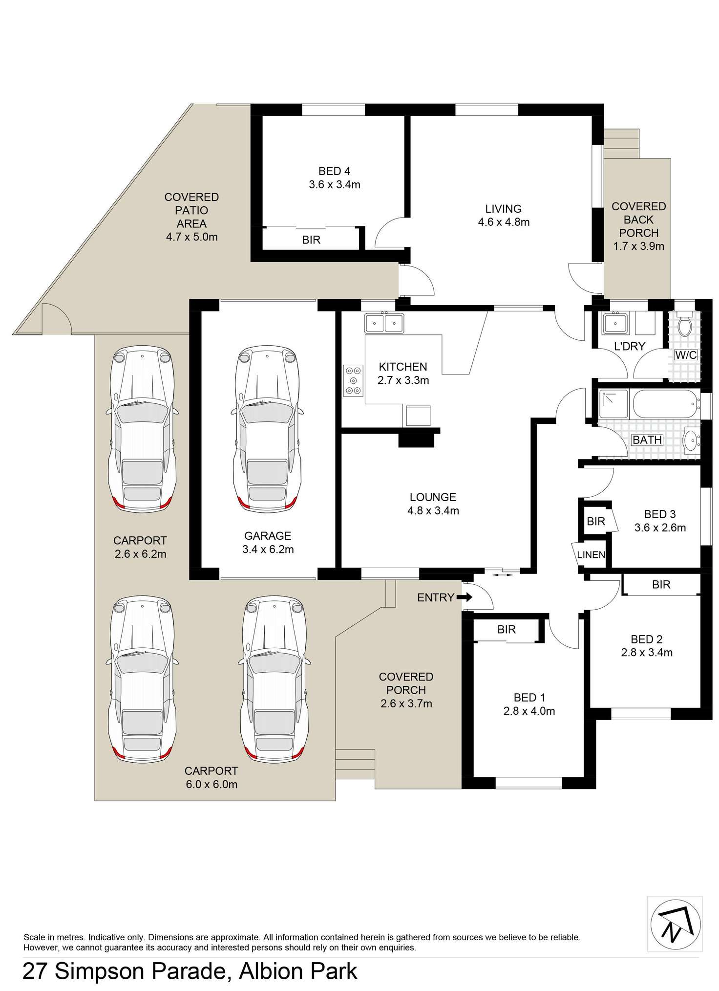 Floorplan of Homely house listing, 27 Simpson Parade, Albion Park NSW 2527