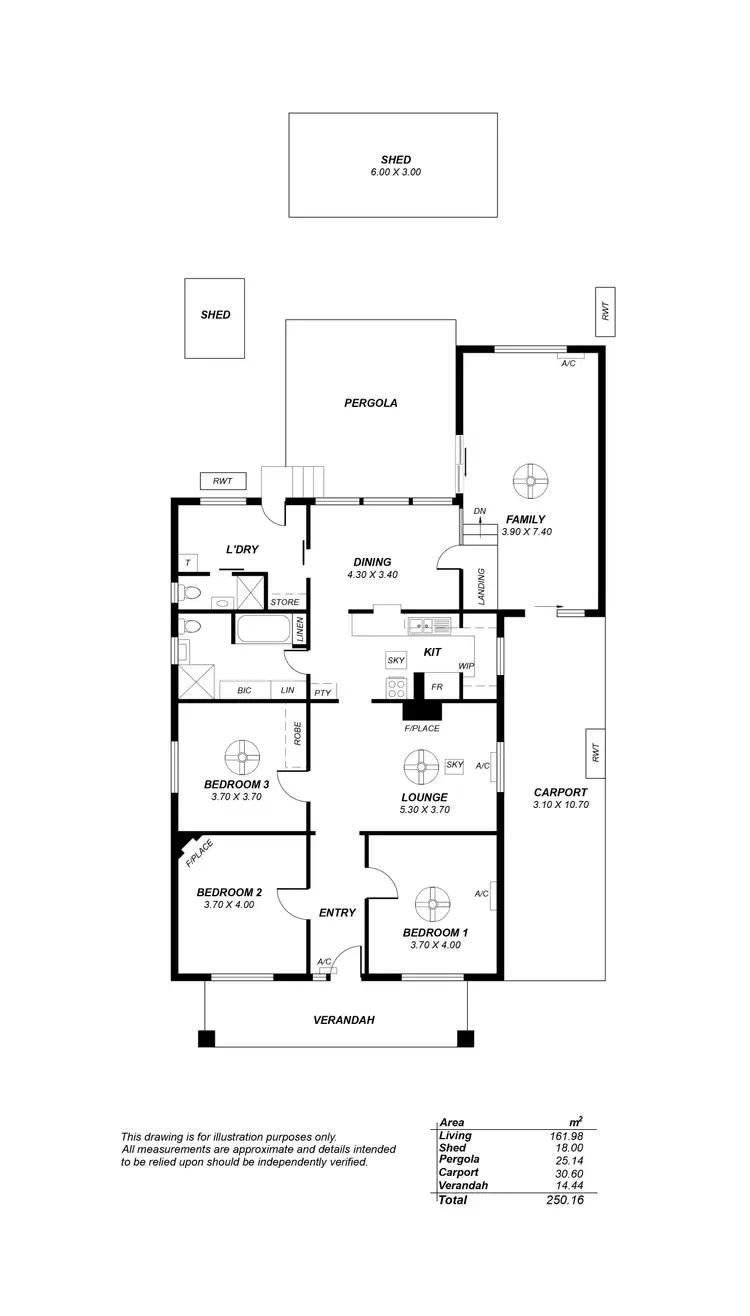 Floorplan of Homely house listing, 12 Camroc Avenue, Prospect SA 5082