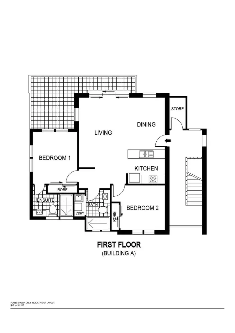 Floorplan of Homely unit listing, 3/8 Jeff Snell Crescent, Dunlop ACT 2615