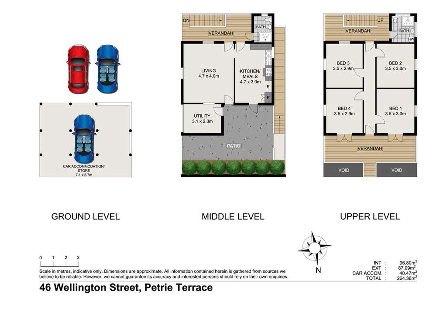Floorplan of Homely house listing, 46 Wellington Street, Petrie Terrace QLD 4000