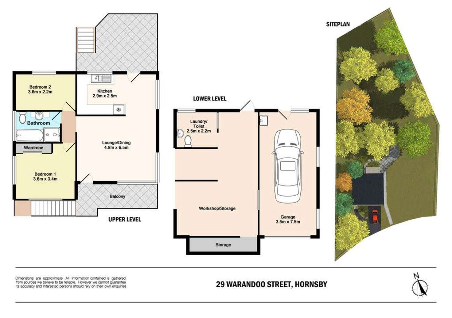 Floorplan of Homely house listing, 29 Warandoo Street, Hornsby NSW 2077