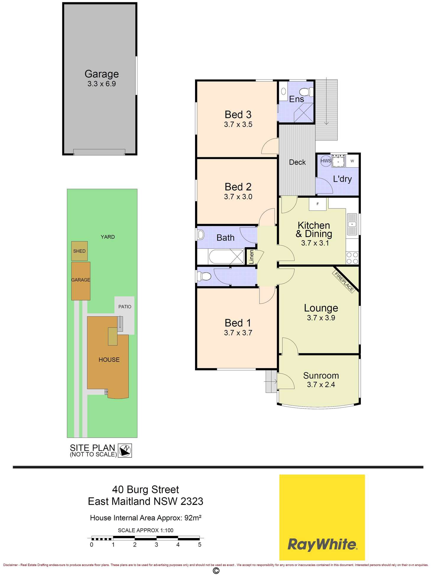Floorplan of Homely house listing, 40 Burg Street, East Maitland NSW 2323