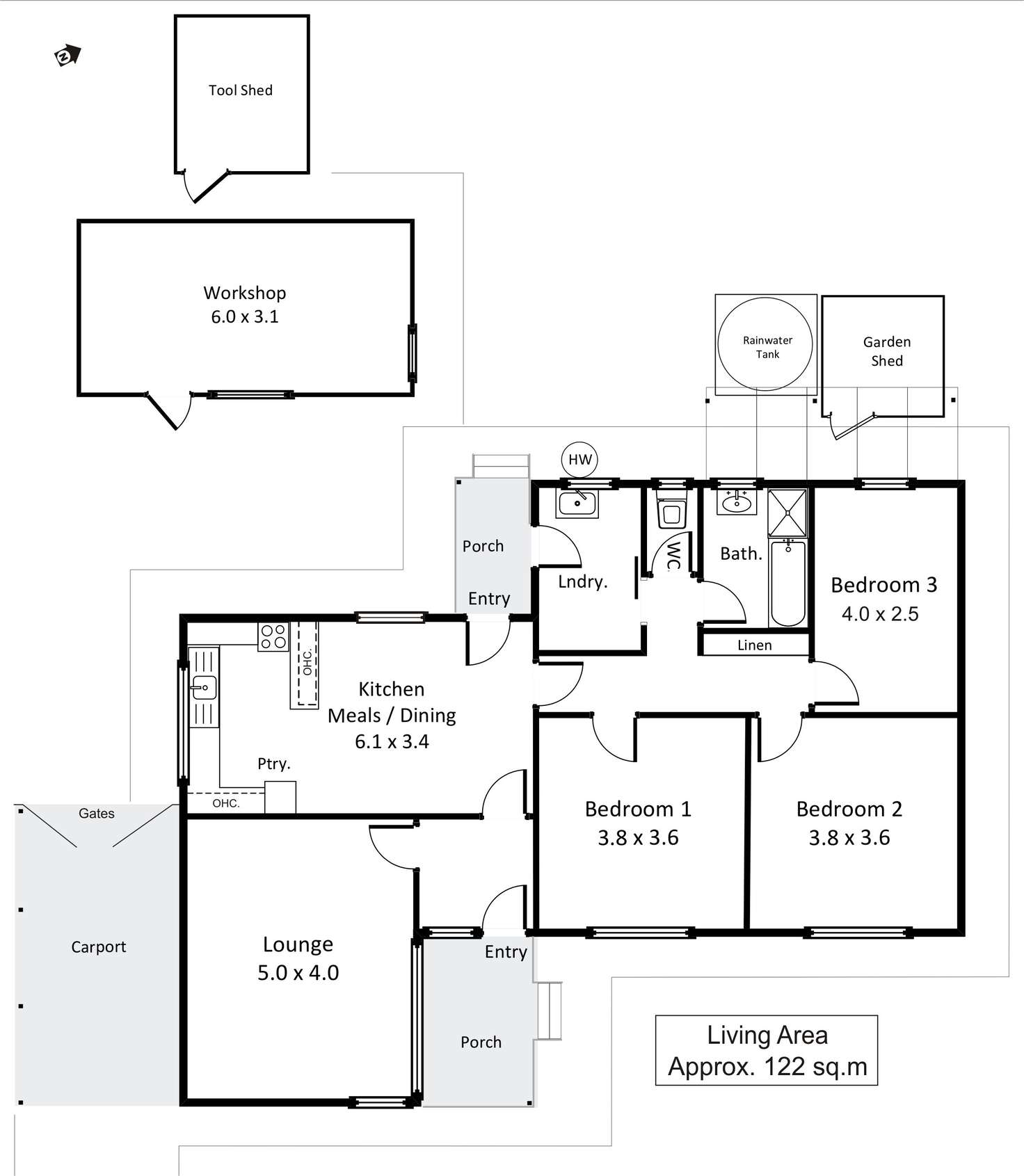Floorplan of Homely house listing, 11 Cooper Street, Berri SA 5343