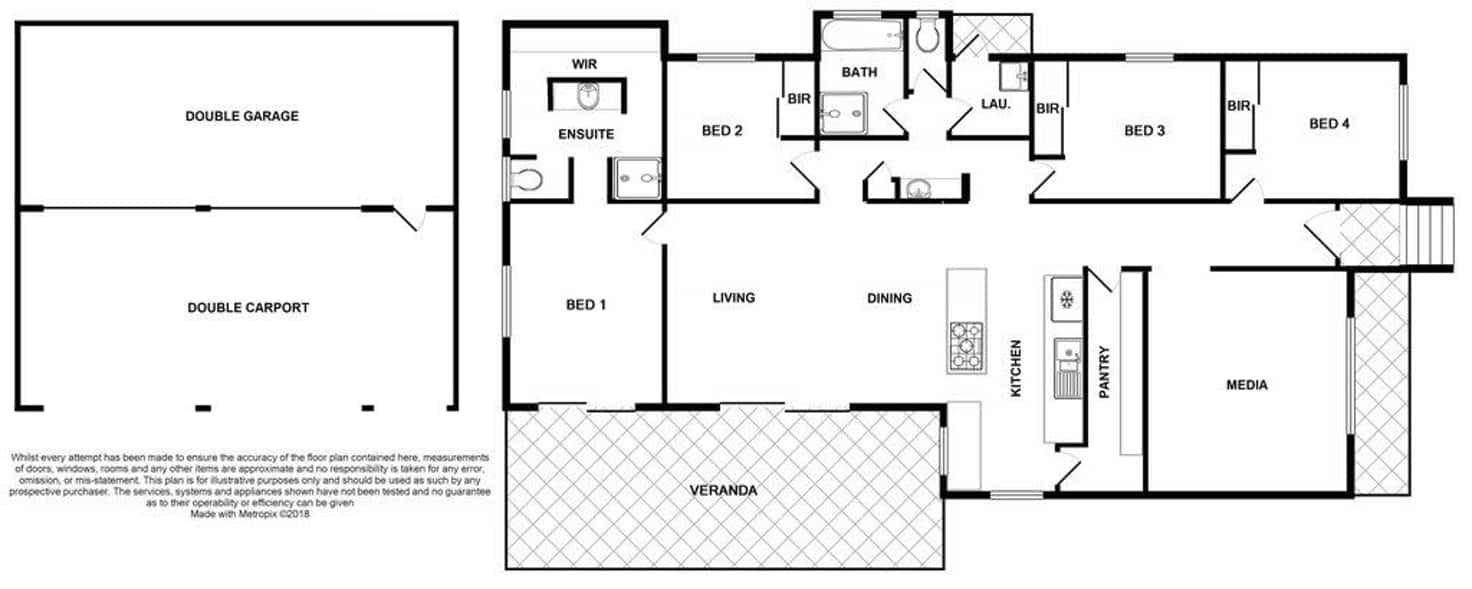 Floorplan of Homely house listing, 14 Diamond Drive, Alice River QLD 4817
