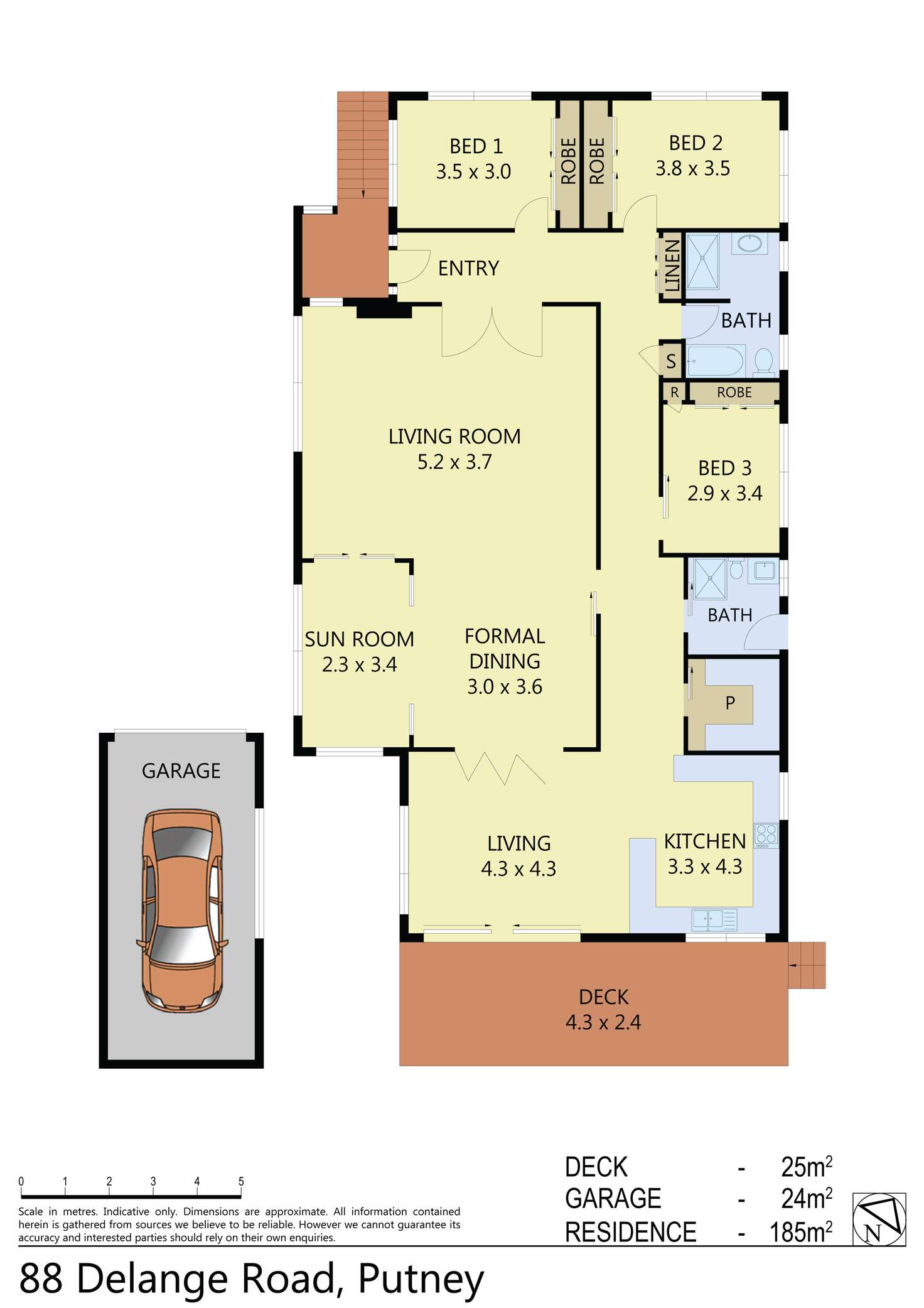 Floorplan of Homely house listing, 88 Delange Road, Putney NSW 2112