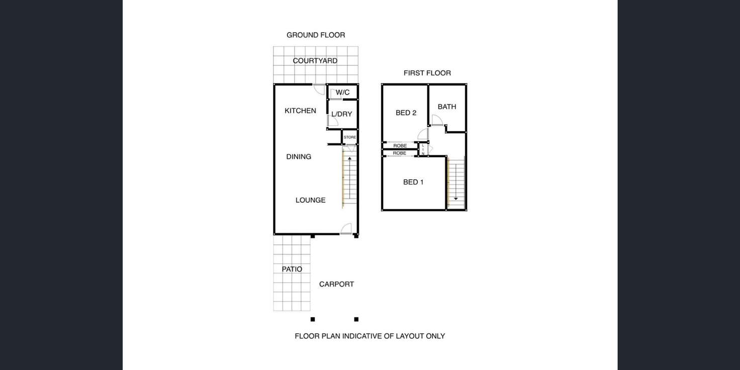 Floorplan of Homely townhouse listing, 6/6 Palara Street, Rochedale South QLD 4123