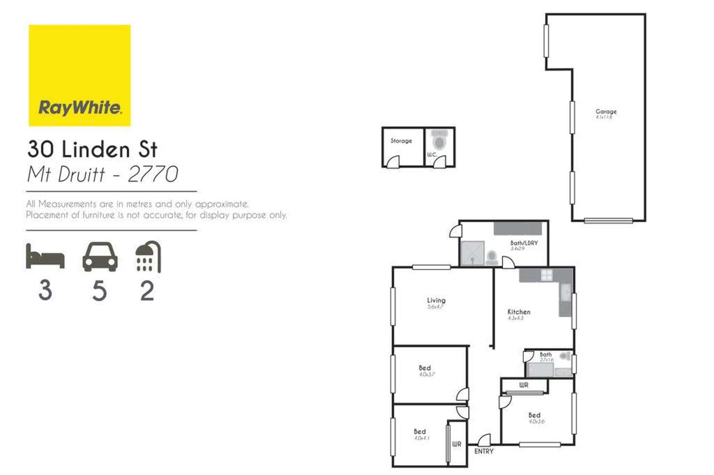 Floorplan of Homely house listing, 30 Linden Street, Mount Druitt NSW 2770
