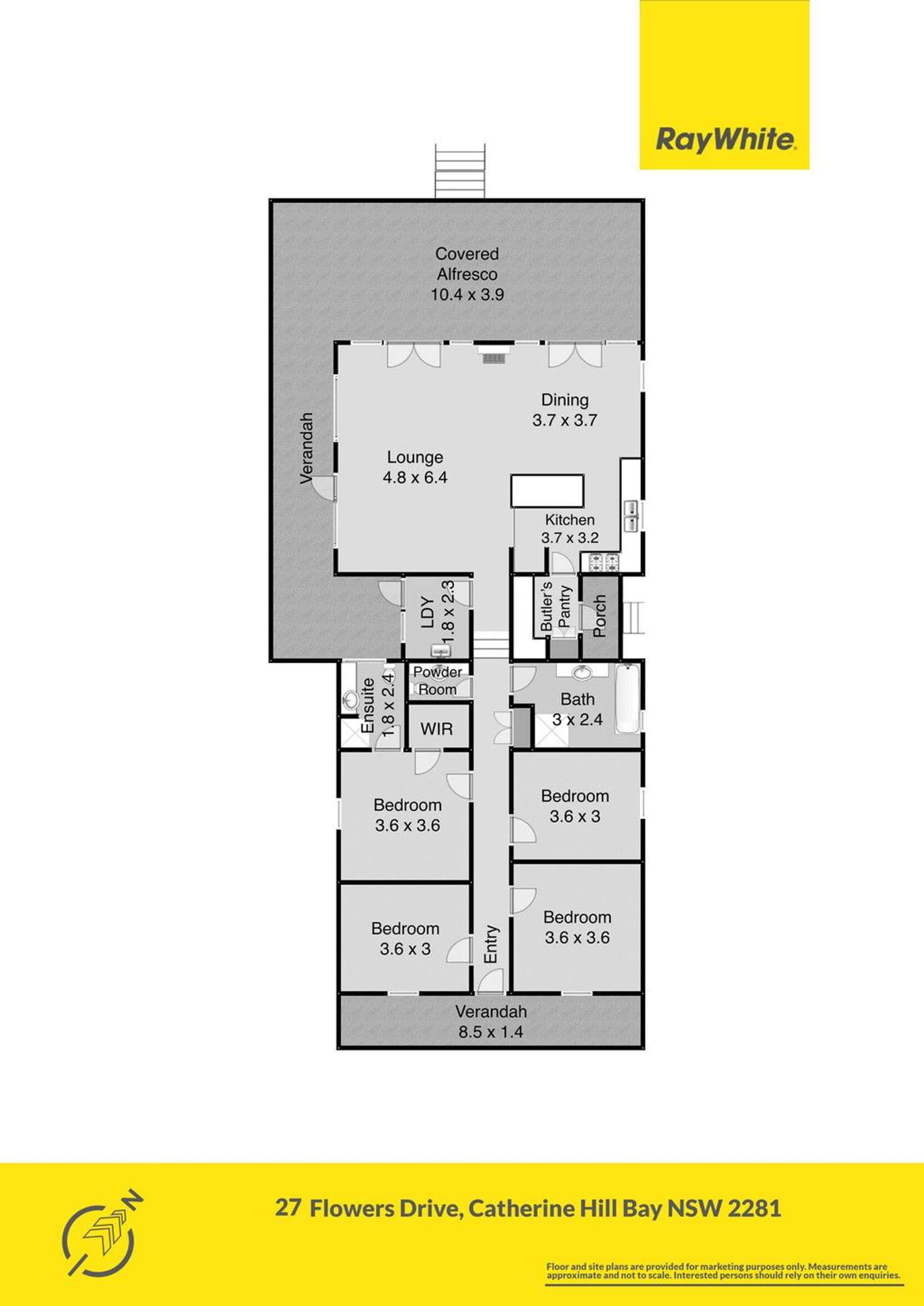 Floorplan of Homely house listing, 27 Flowers Drive, Catherine Hill Bay NSW 2281