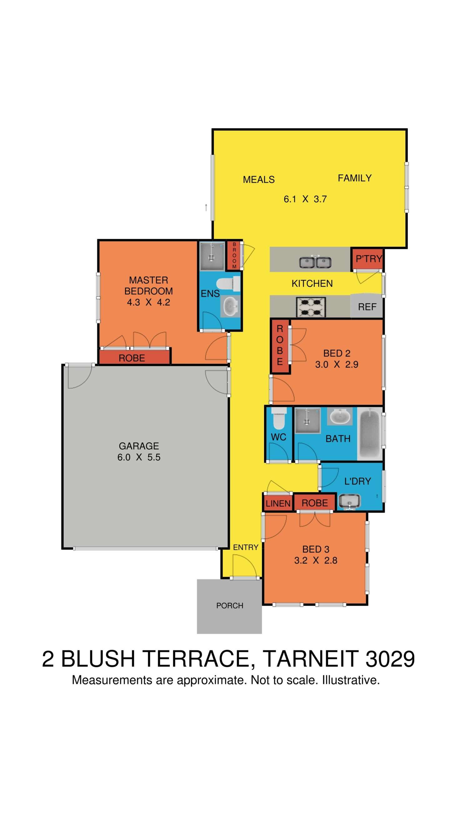 Floorplan of Homely house listing, 2 Blush Terrace, Tarneit VIC 3029