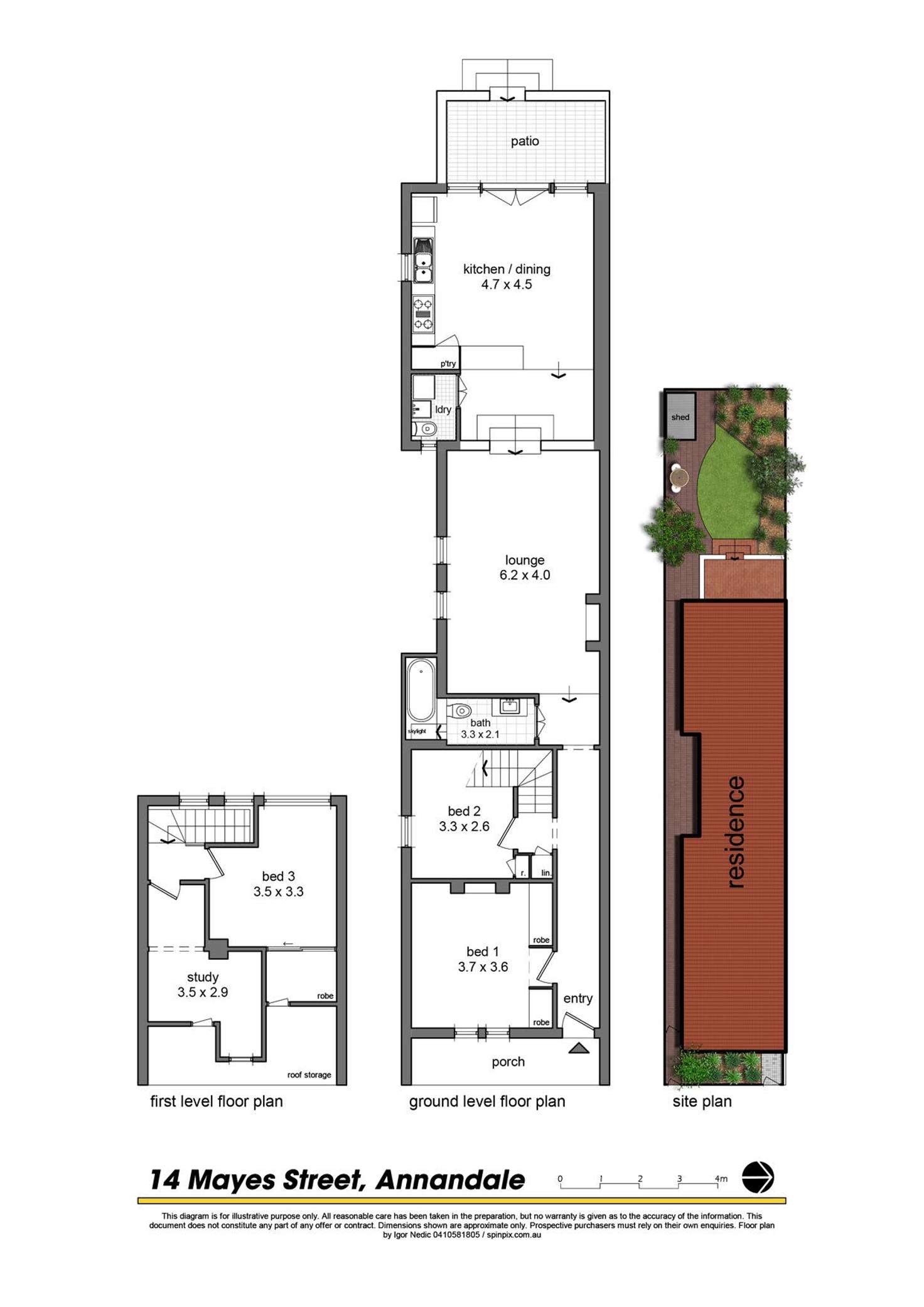 Floorplan of Homely house listing, 14 Mayes Street, Annandale NSW 2038