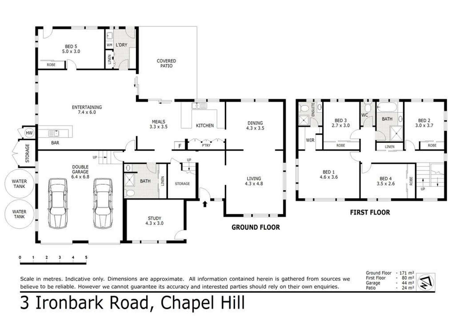 Floorplan of Homely house listing, 3 Ironbark Road, Chapel Hill QLD 4069