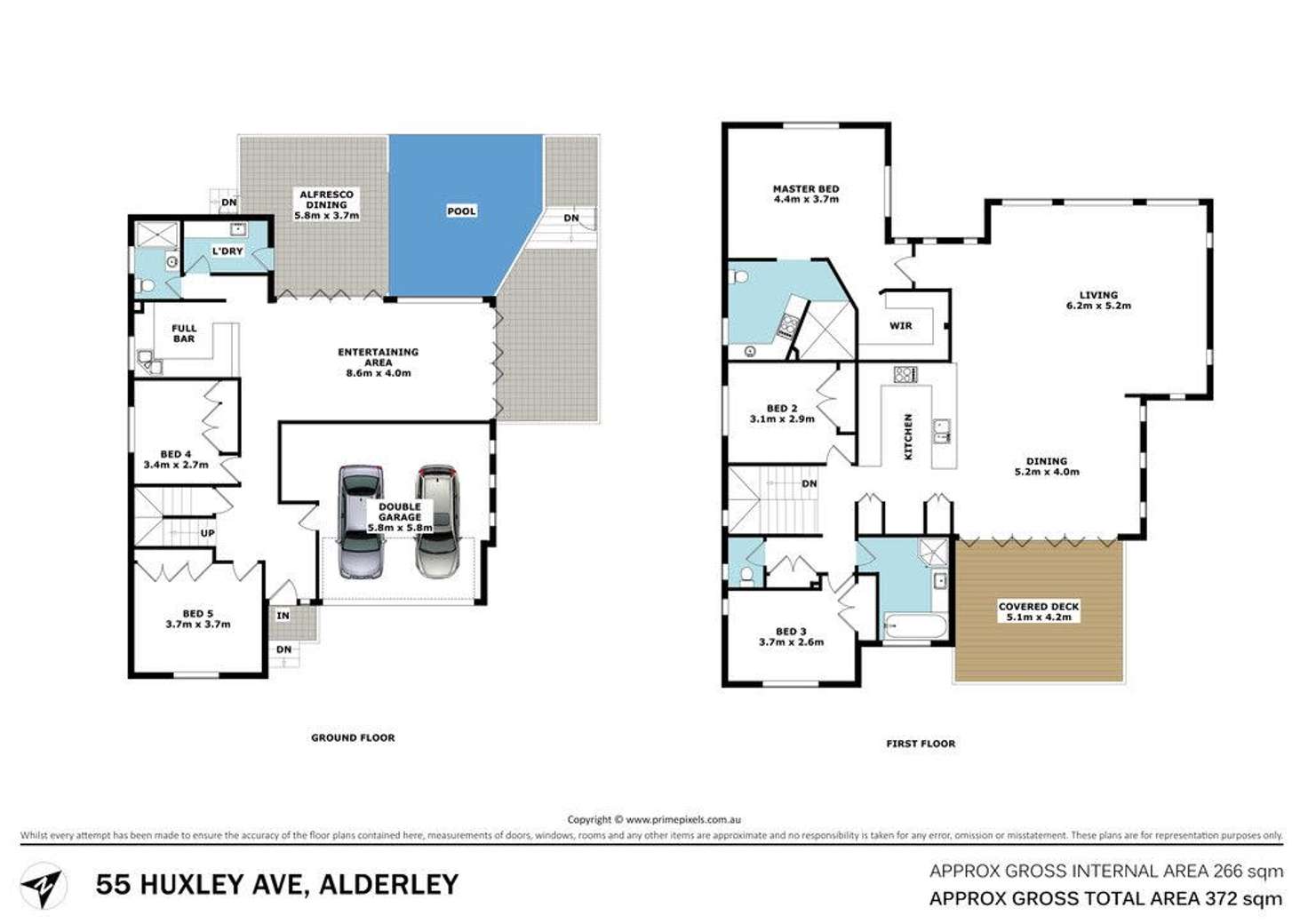 Floorplan of Homely house listing, 55 Huxley Avenue, Alderley QLD 4051