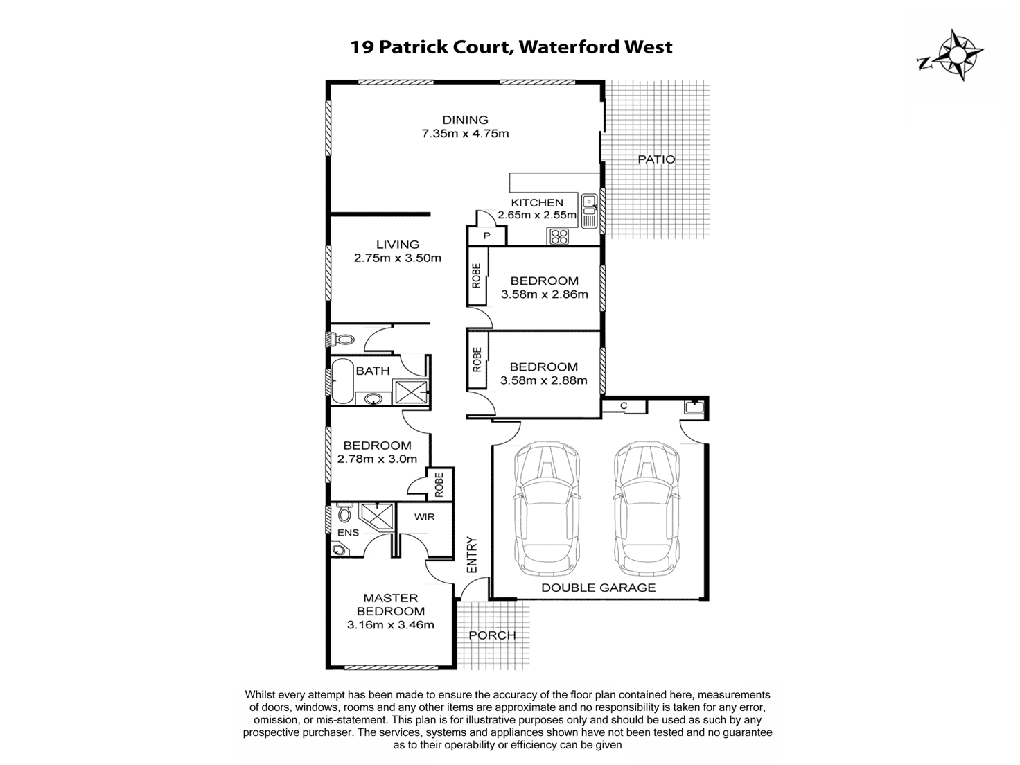 Floorplan of Homely house listing, 19 Patrick Court, Waterford West QLD 4133