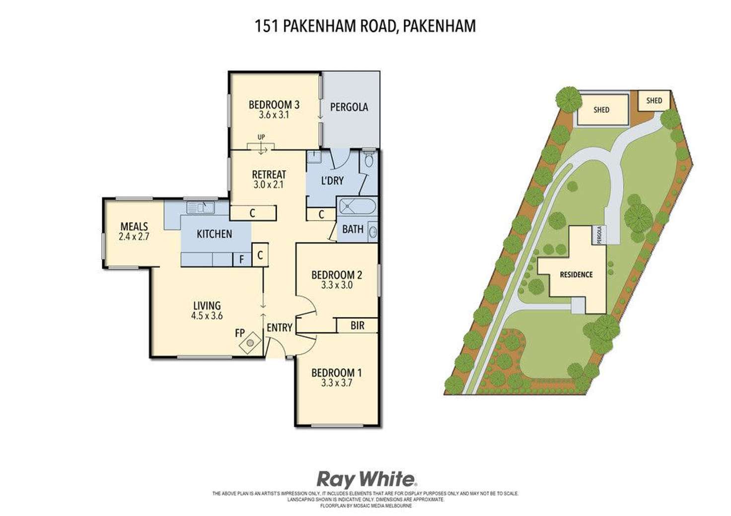 Floorplan of Homely house listing, 151 Pakenham Road, Pakenham VIC 3810