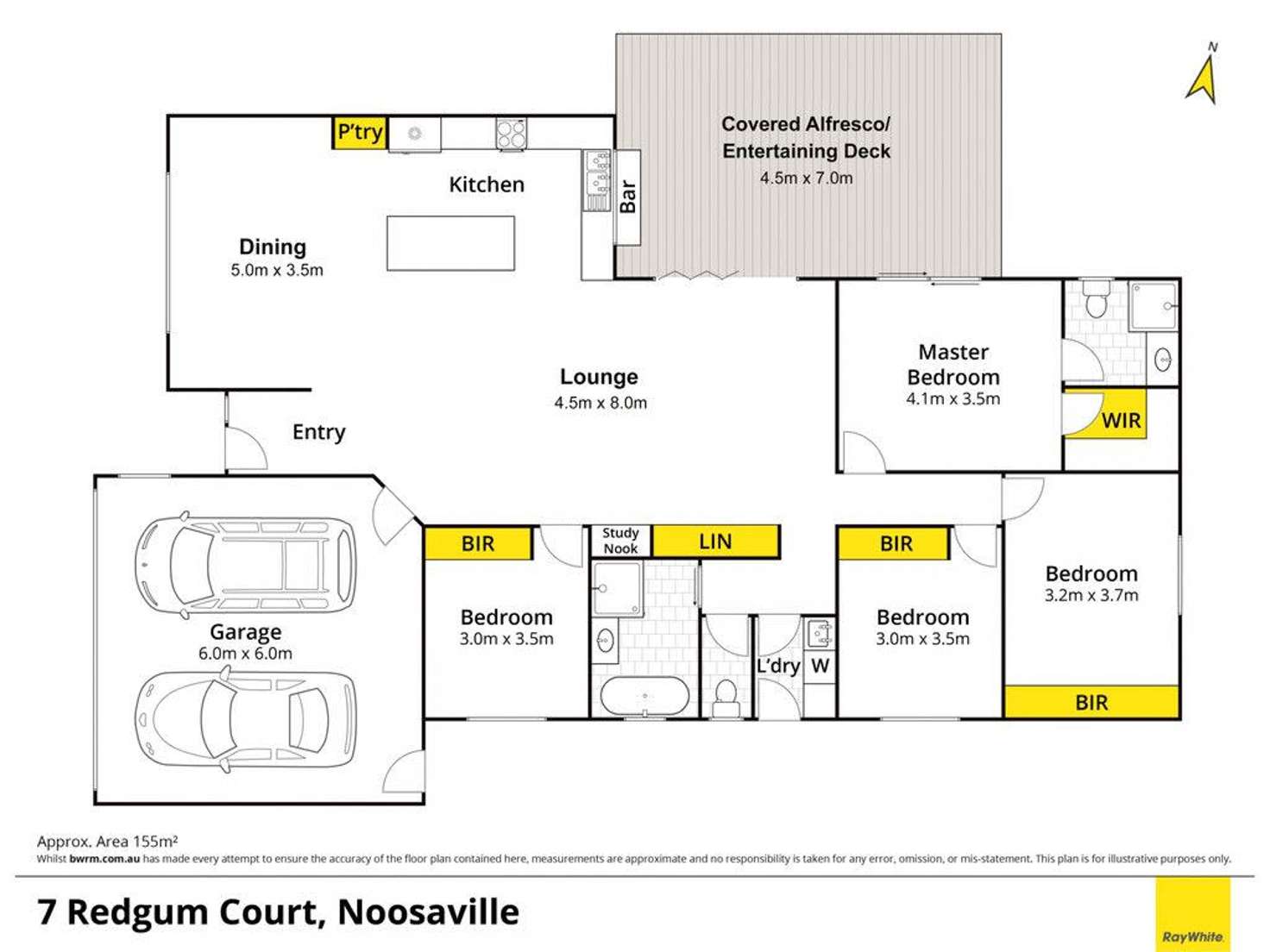 Floorplan of Homely house listing, 7 Redgum Court, Noosaville QLD 4566