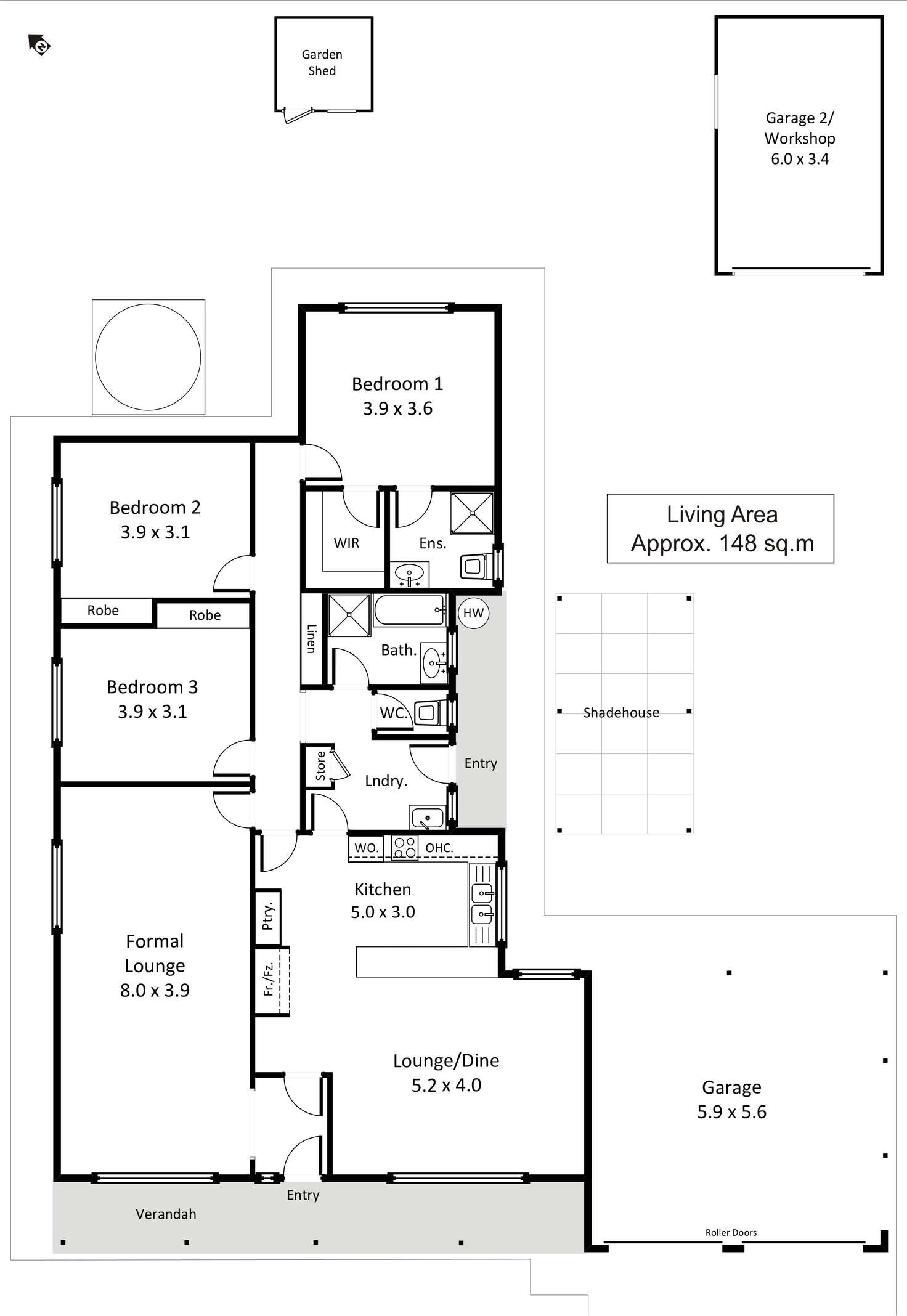 Floorplan of Homely house listing, 3 Berriview Court, Berri SA 5343