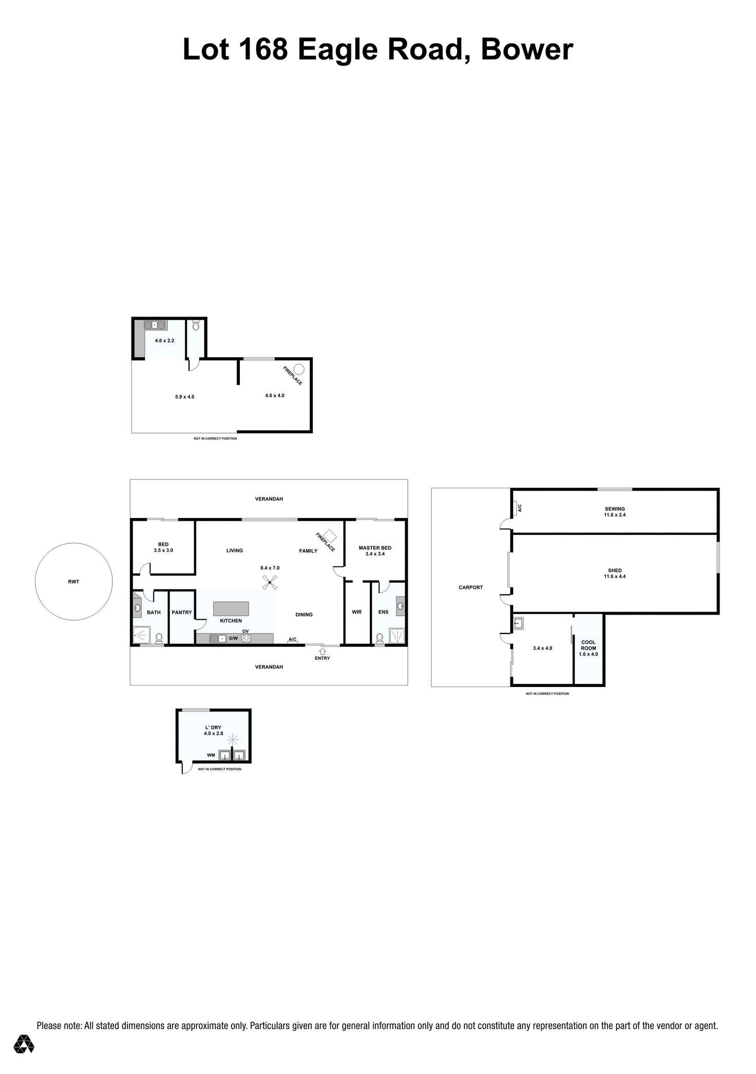 Floorplan of Homely house listing, Lot 168 Eagle Road, Bower SA 5374