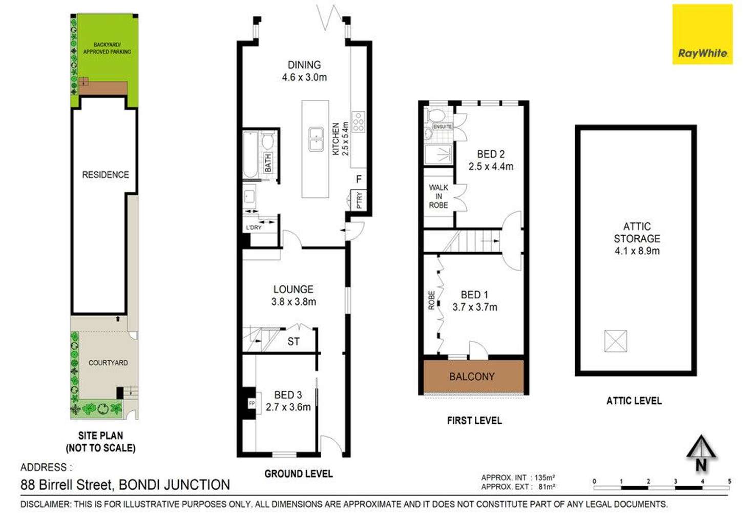 Floorplan of Homely house listing, 88 Birrell Street, Bondi Junction NSW 2022
