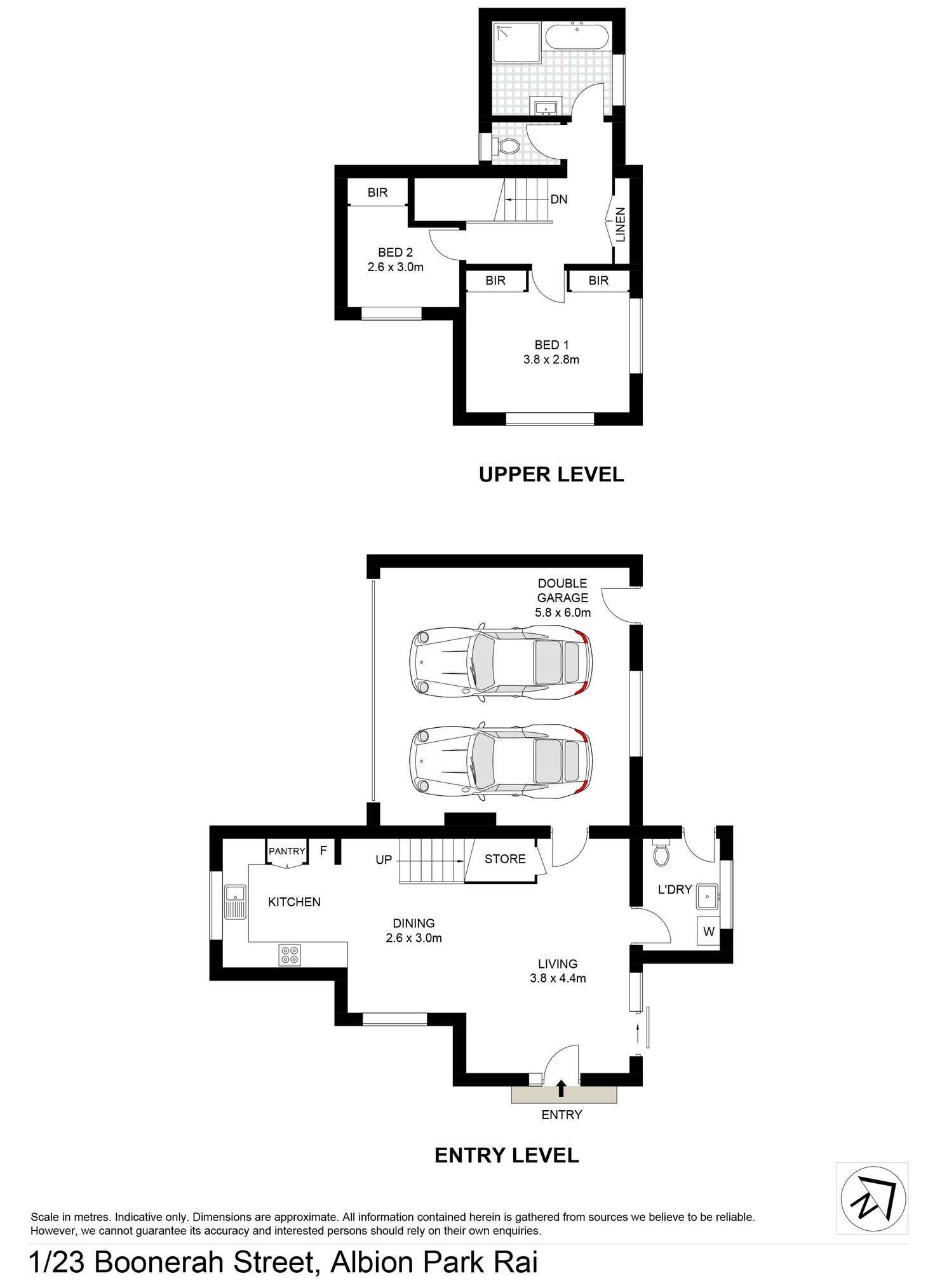 Floorplan of Homely house listing, 1/23 Boonerah Street, Albion Park Rail NSW 2527