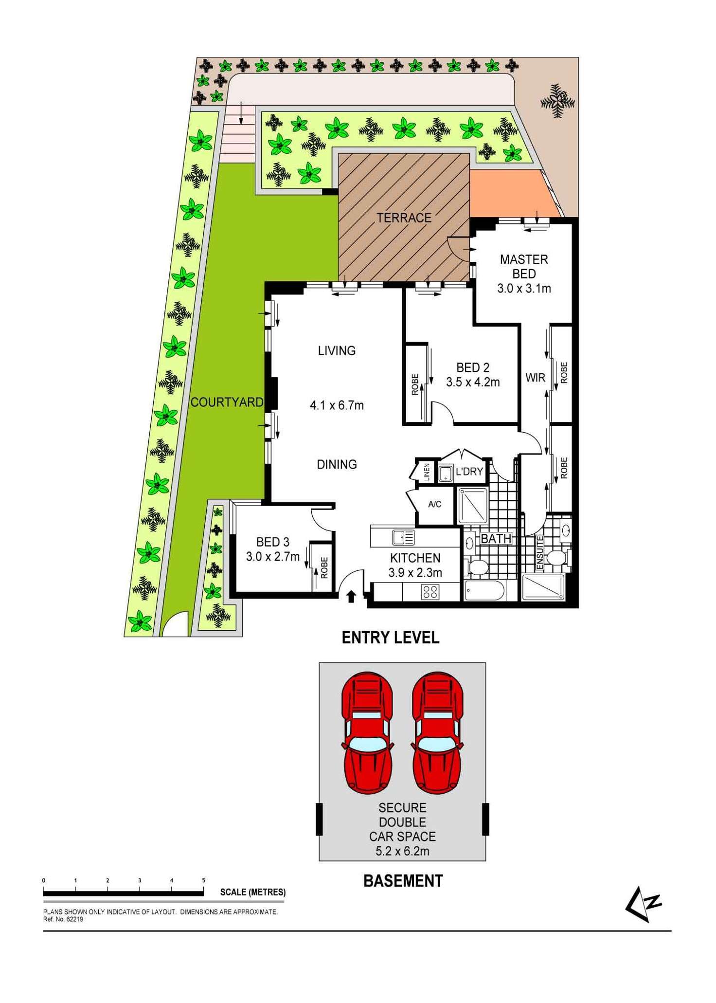 Floorplan of Homely apartment listing, 6104/42-44 Pemberton Street, Botany NSW 2019