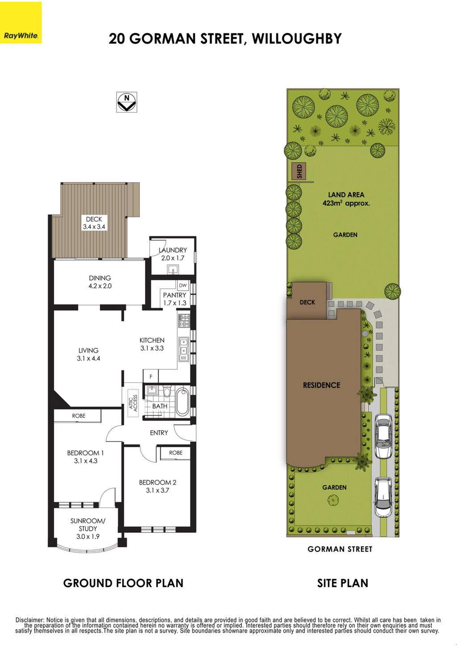 Floorplan of Homely house listing, 20 Gorman Street, Willoughby NSW 2068