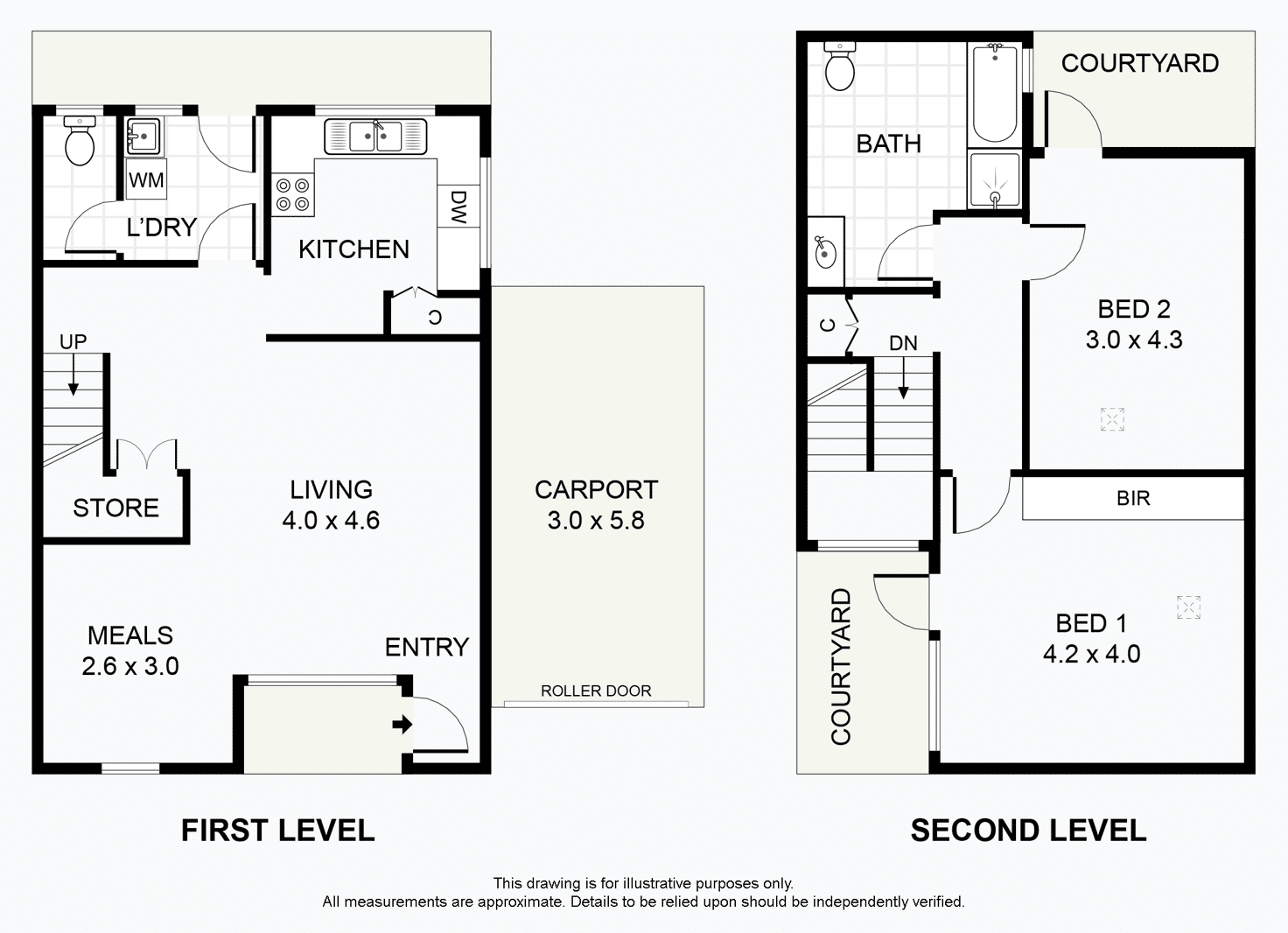 Floorplan of Homely unit listing, 2/326 Fullarton Road, Fullarton SA 5063