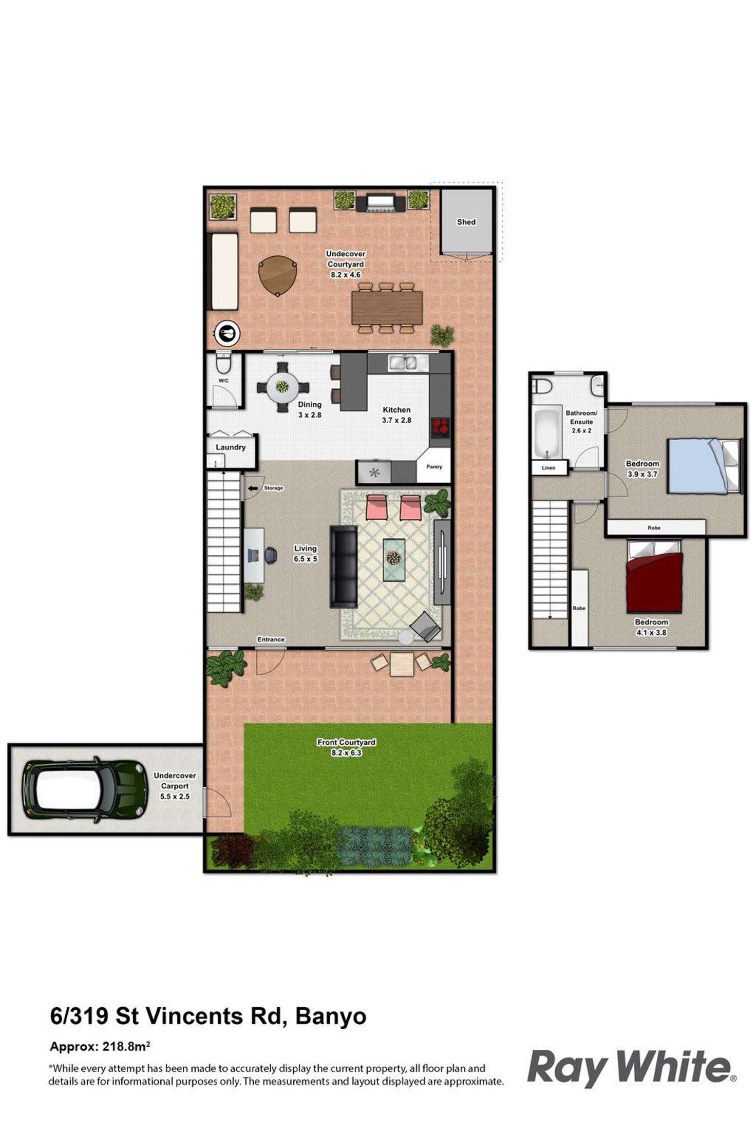 Floorplan of Homely townhouse listing, 6/319 Saint Vincents Road, Banyo QLD 4014