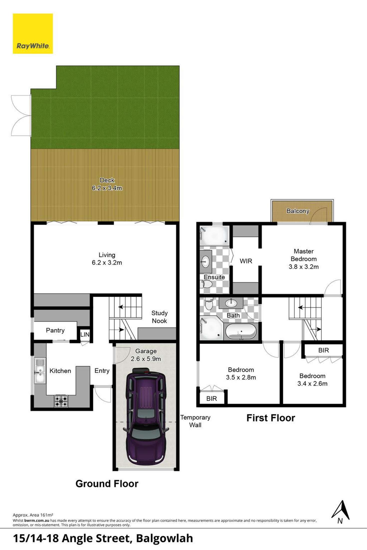 Floorplan of Homely townhouse listing, 15/14-18 Angle Street, Balgowlah NSW 2093