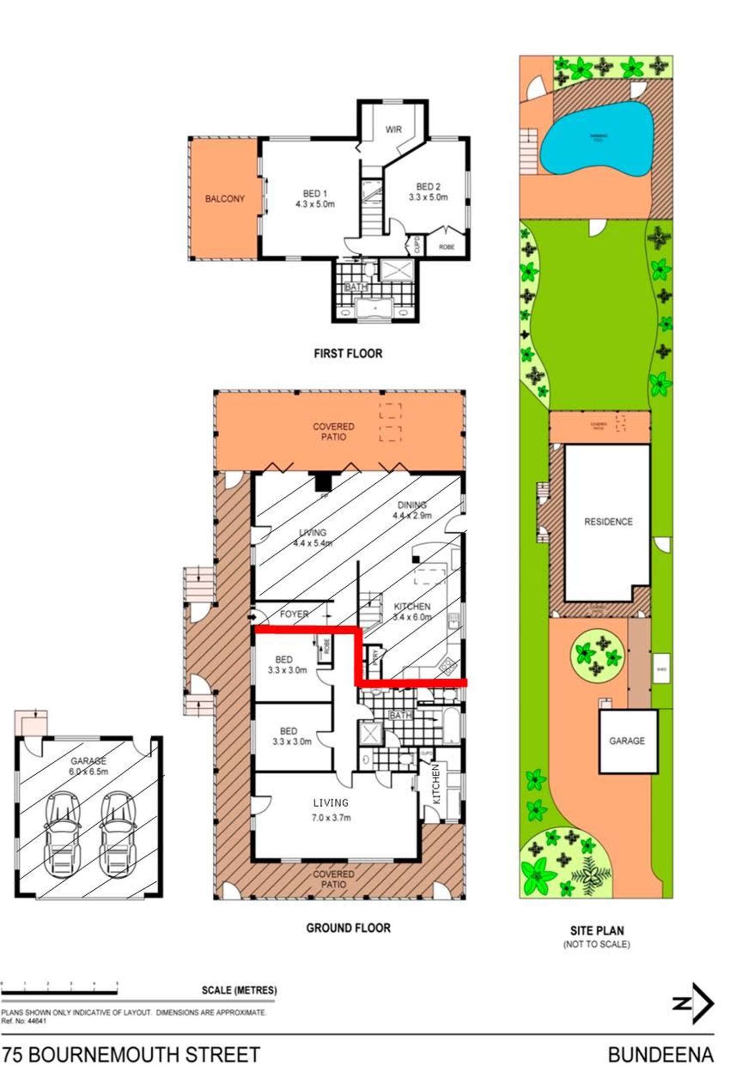 Floorplan of Homely studio listing, Flat 75 Bournemouth Street, Bundeena NSW 2230