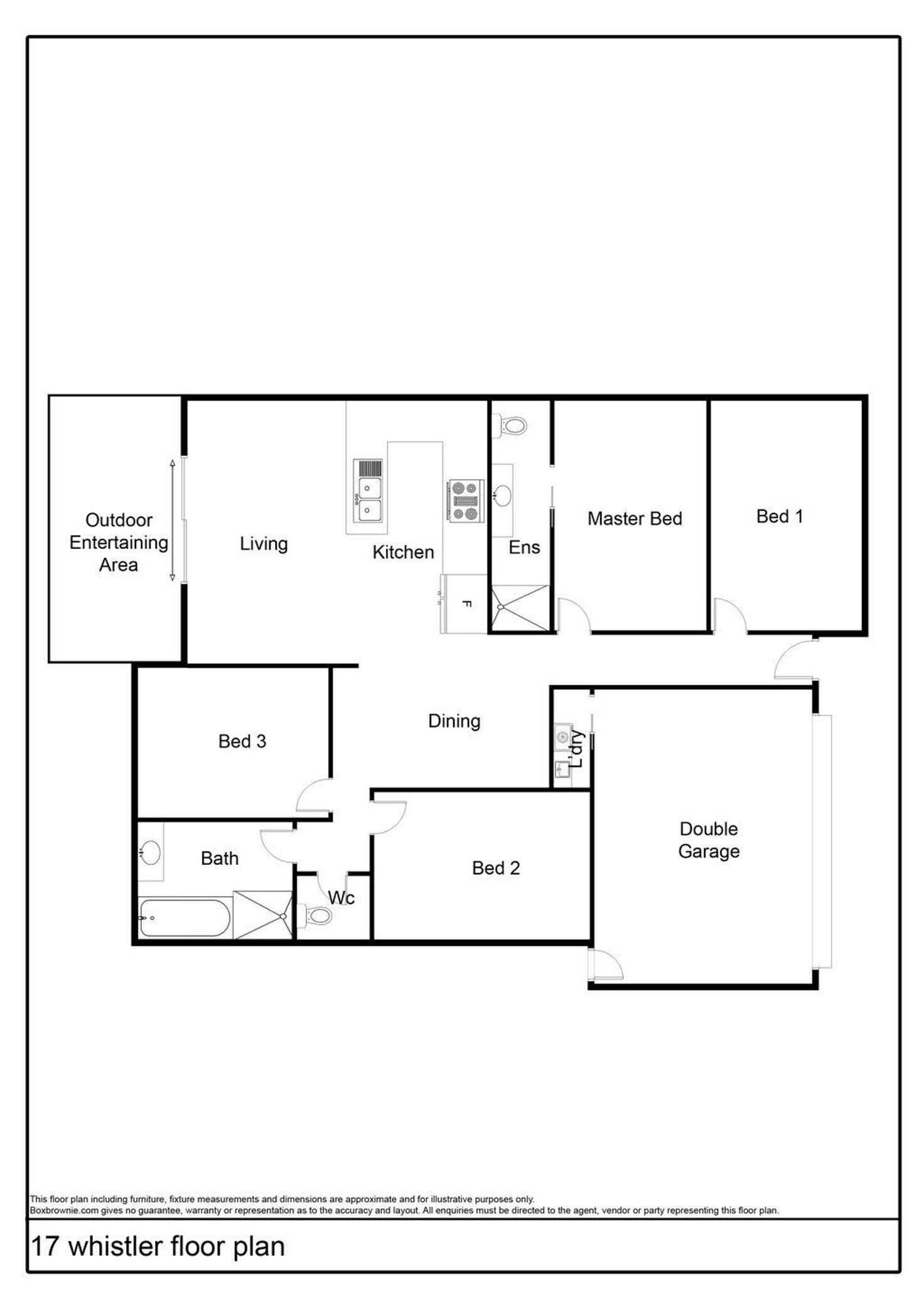 Floorplan of Homely house listing, 17 Whistler Place, Beerwah QLD 4519